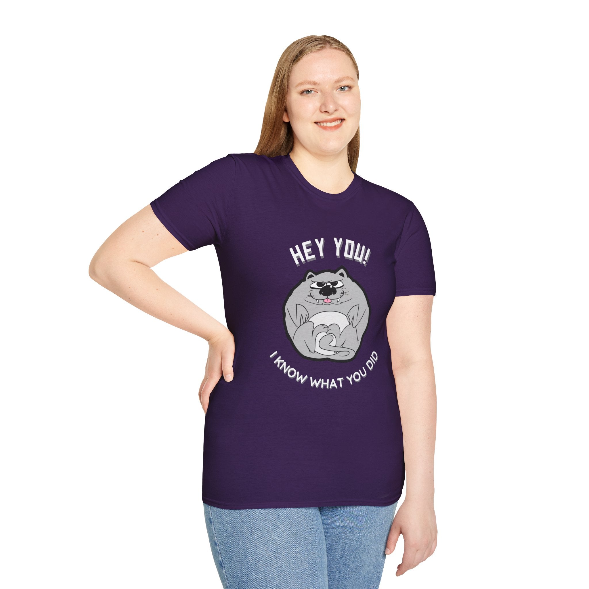 Funny Cat Graphic T-Shirt, Cute Pet Lover Gift