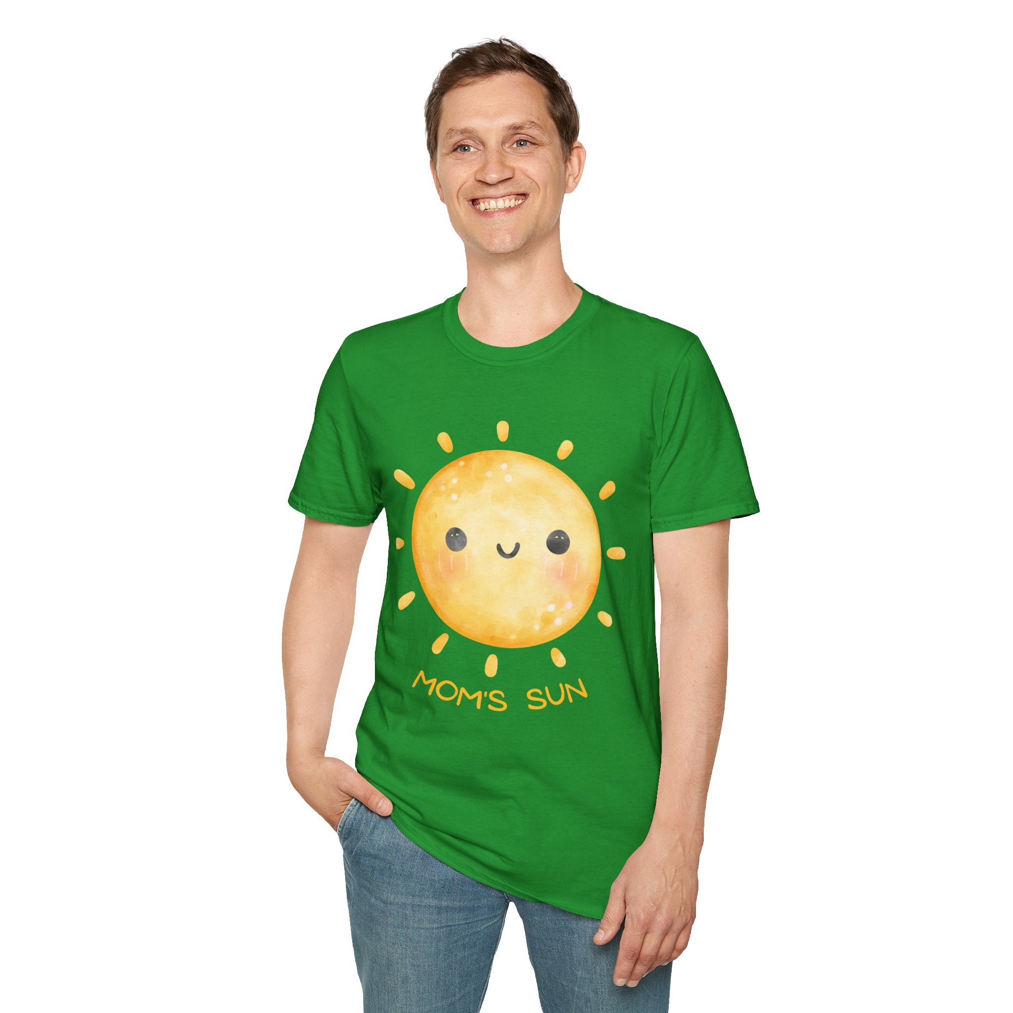 Cute 'Mom's Sun' Unisex Softstyle T-Shirt
