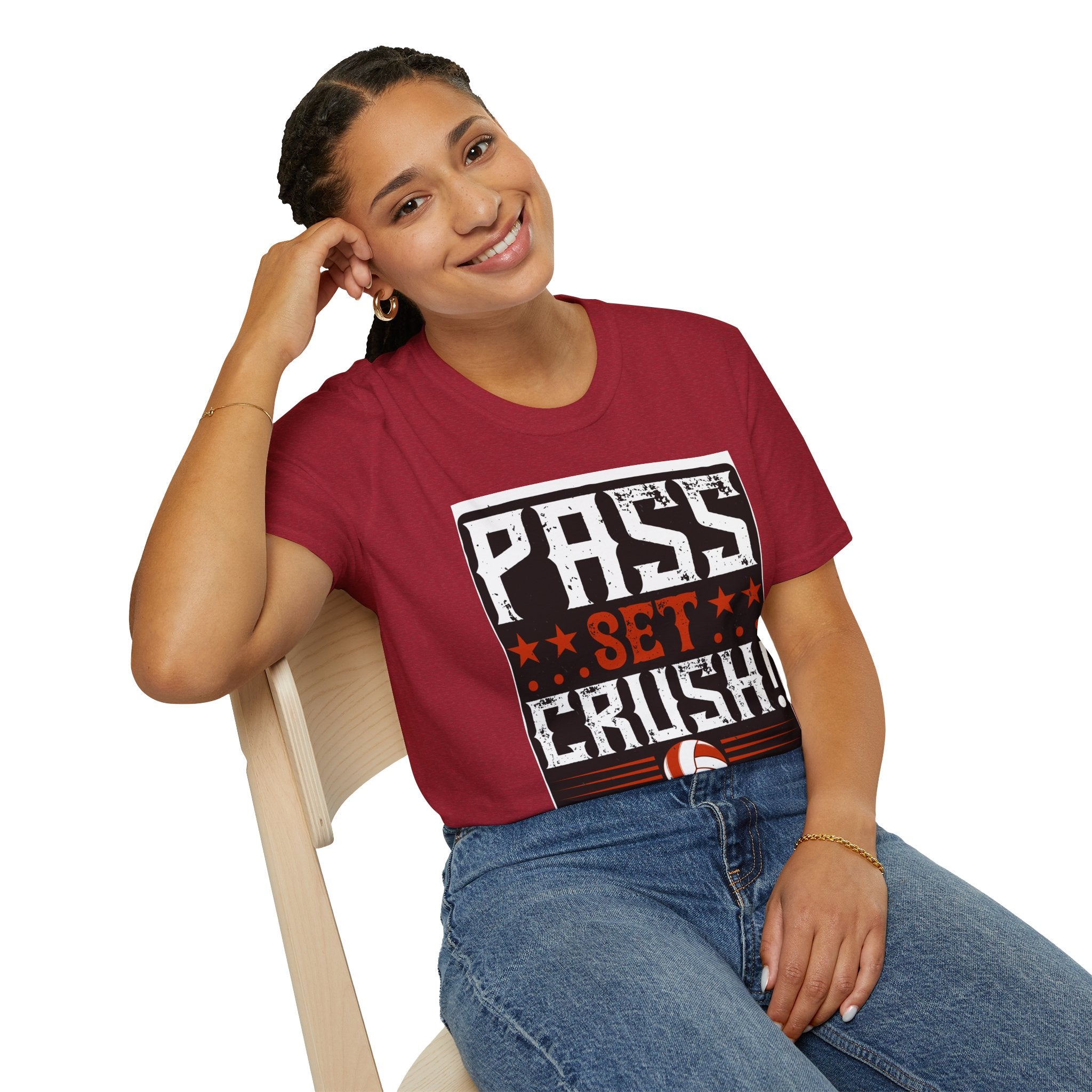 Volleyball Passion T-Shirt | Pass Set Crush! | Sports Tee