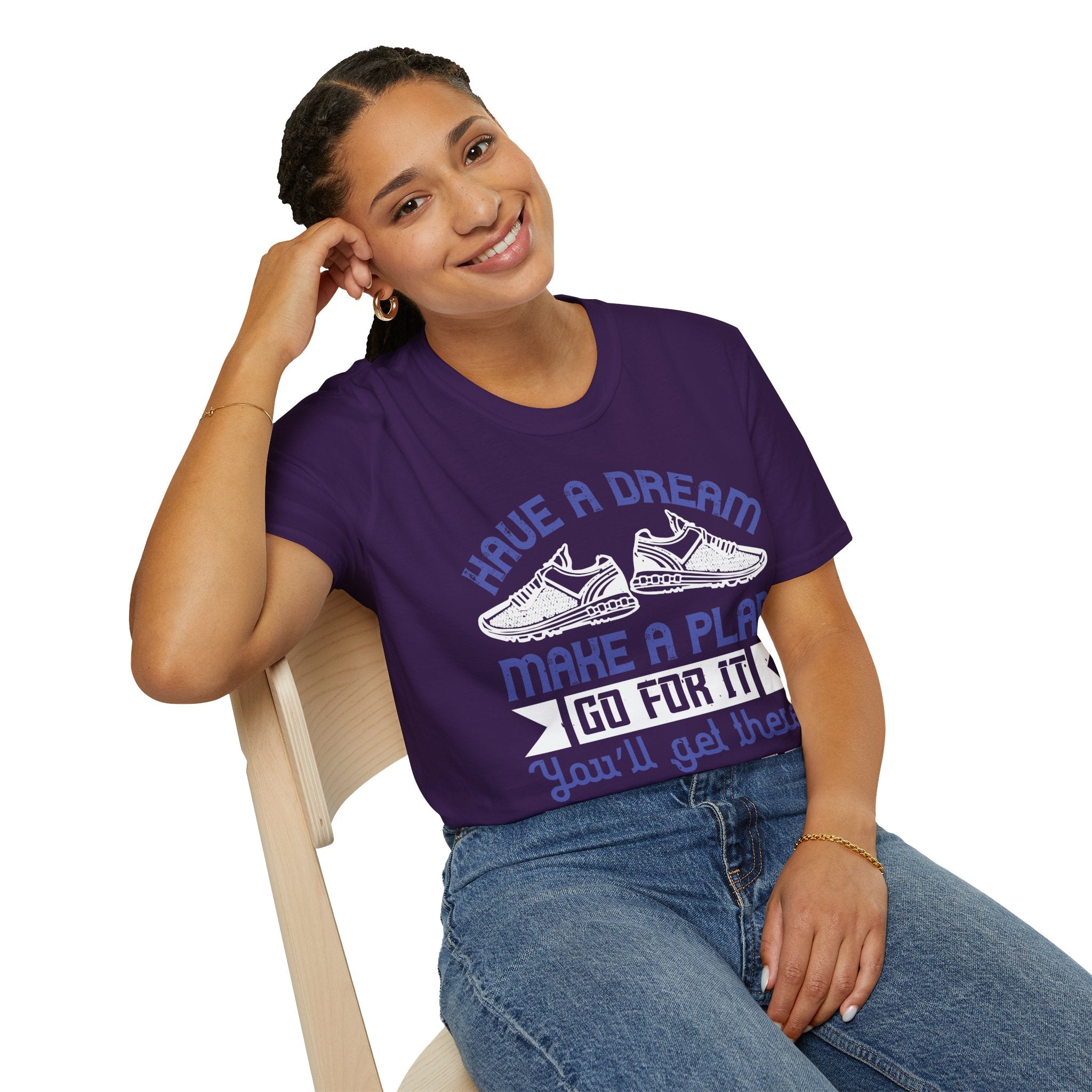 Inspirational Graphic T-Shirt with Motivational Quote, Dream Big