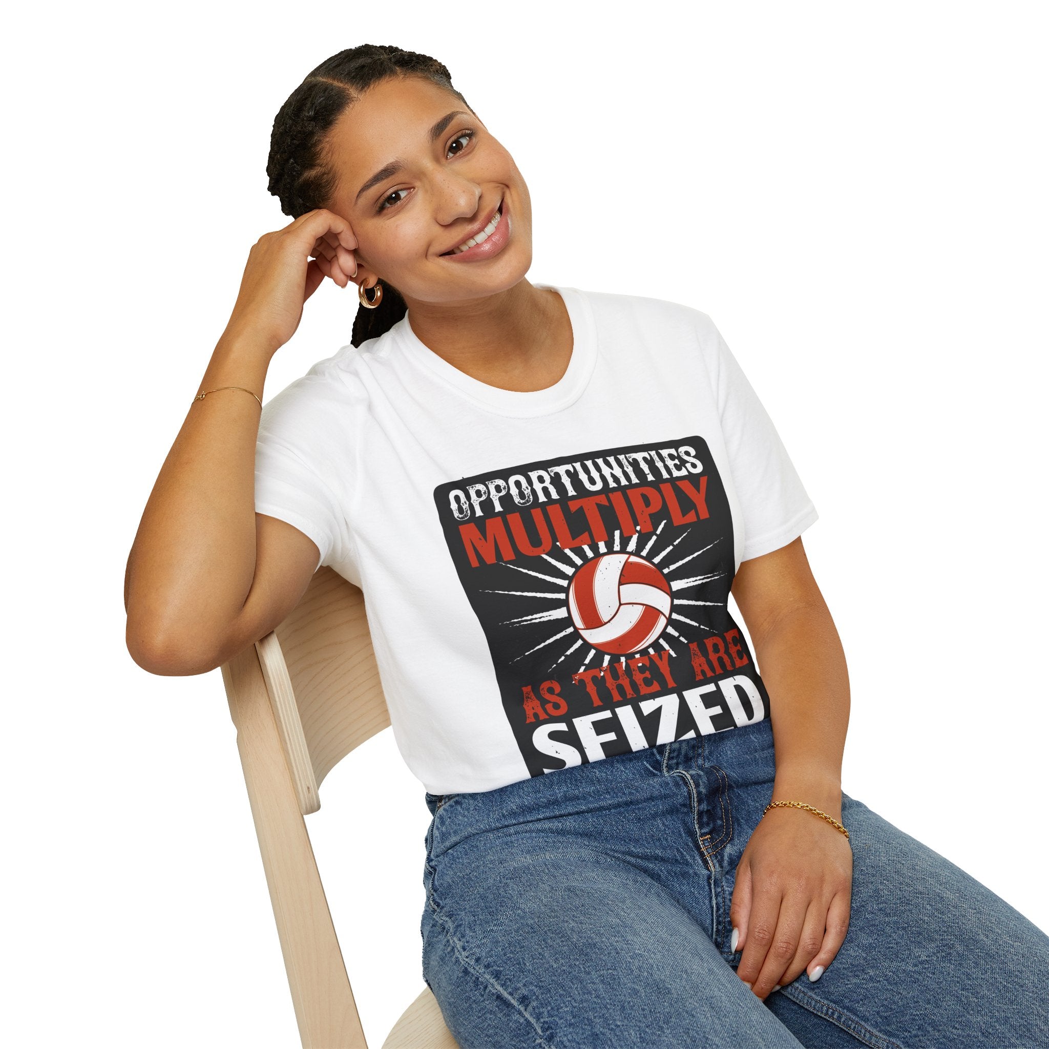 Motivational Volleyball T-Shirt, Sports Gift, Team Spirit Tee, Volleyball Fan