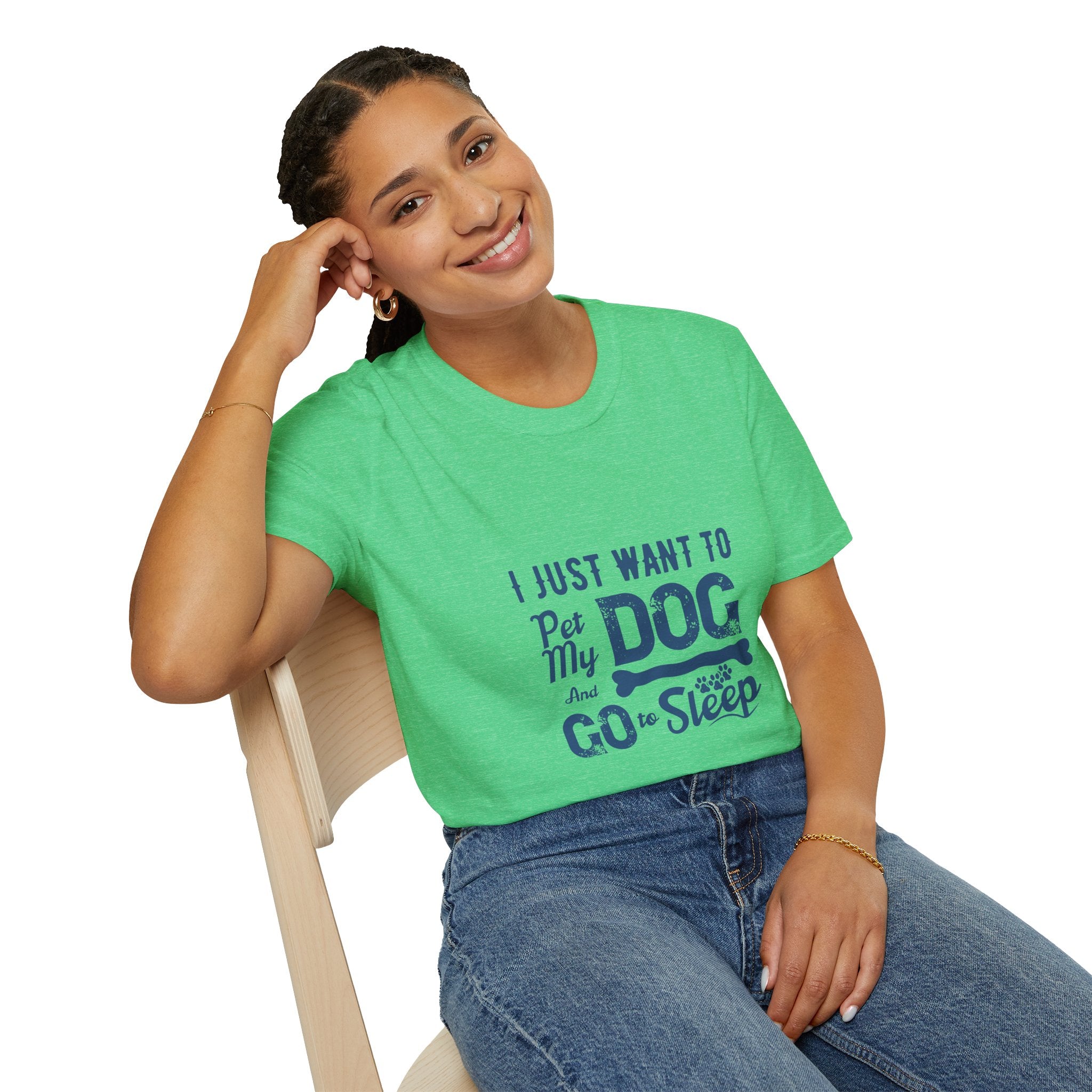 Funny Dog Lover Unisex T-Shirt, Pet Lover Gift, Cute Dog T-Shirt, Dog Mom, Dog Dad Apparel, Animal Lover Shirt