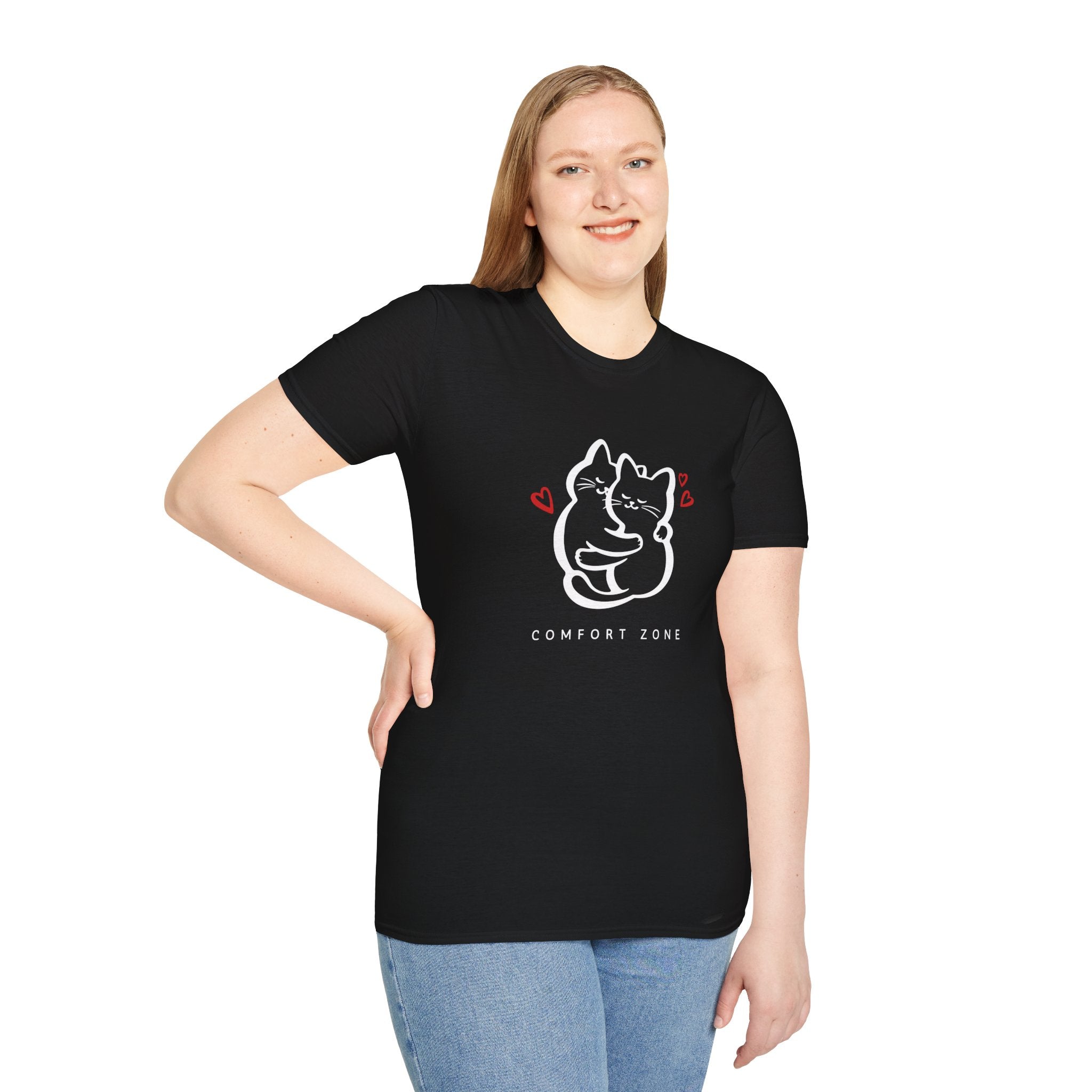 Cozy Cat Lovers T-Shirt, Comfortable Tee for Pet Owners