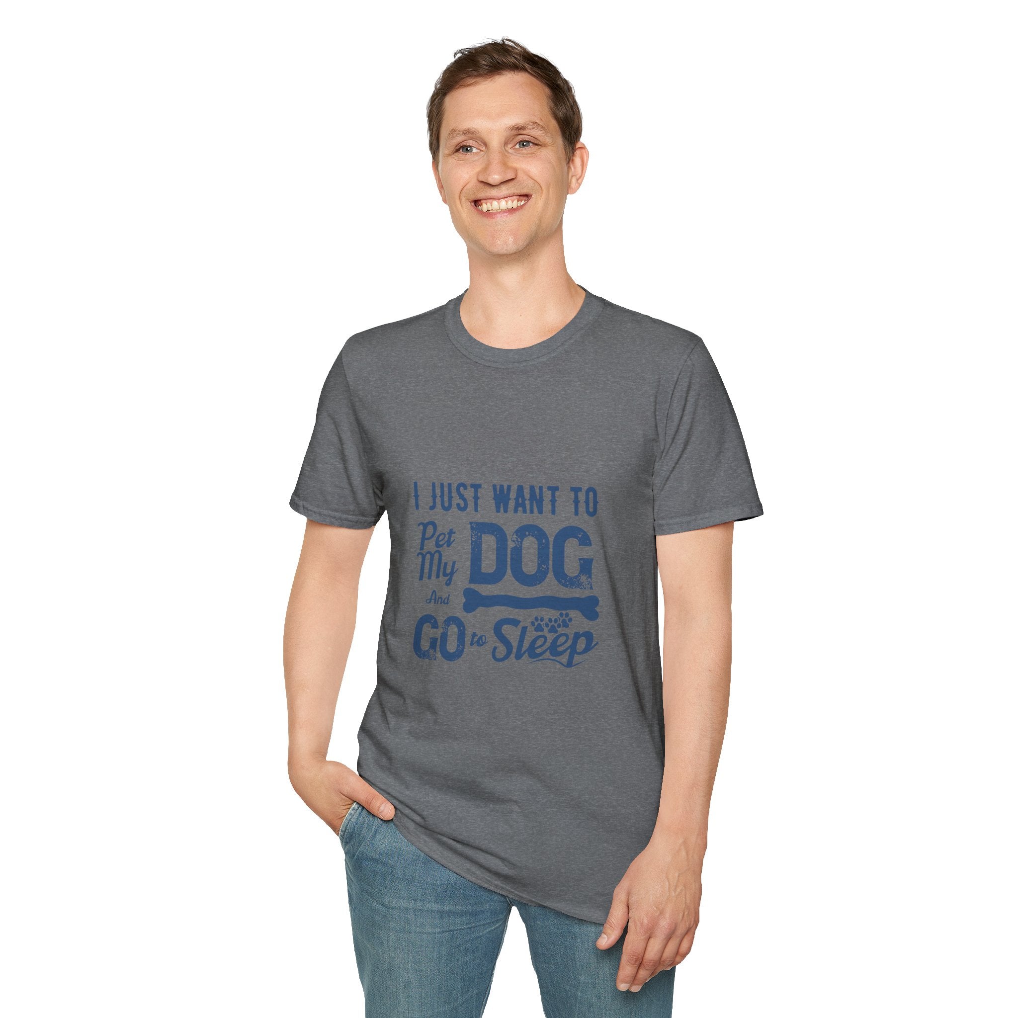 Funny Dog Lover Unisex T-Shirt, Pet Lover Gift, Cute Dog T-Shirt, Dog Mom, Dog Dad Apparel, Animal Lover Shirt