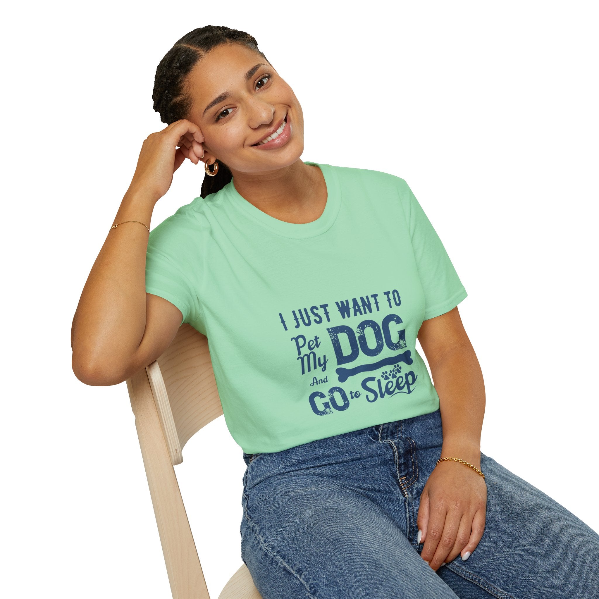 Funny Dog Lover Unisex T-Shirt, Pet Lover Gift, Cute Dog T-Shirt, Dog Mom, Dog Dad Apparel, Animal Lover Shirt