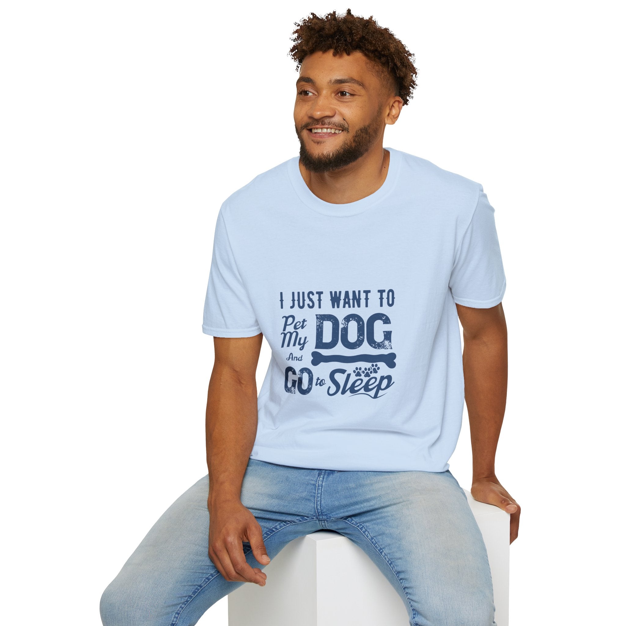 Funny Dog Lover Unisex T-Shirt, Pet Lover Gift, Cute Dog T-Shirt, Dog Mom, Dog Dad Apparel, Animal Lover Shirt
