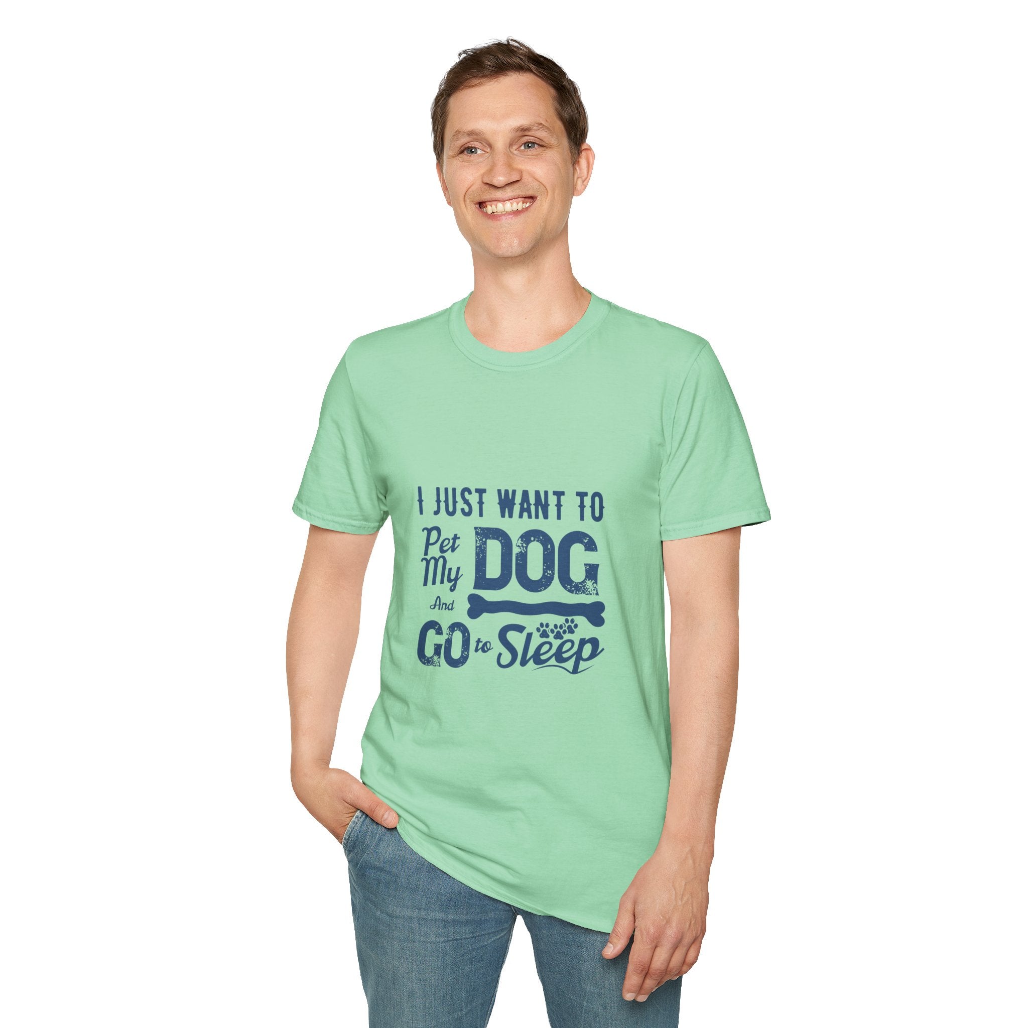 Funny Dog Lover Unisex T-Shirt, Pet Lover Gift, Cute Dog T-Shirt, Dog Mom, Dog Dad Apparel, Animal Lover Shirt