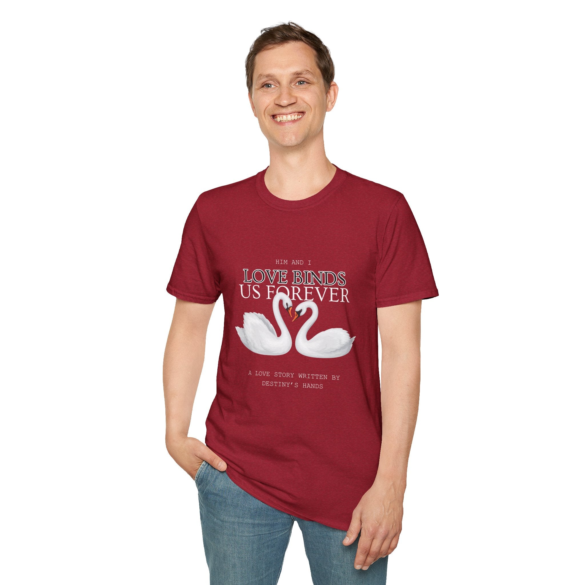 Romantic Swan Love T-Shirt | Perfect Gift for Couples