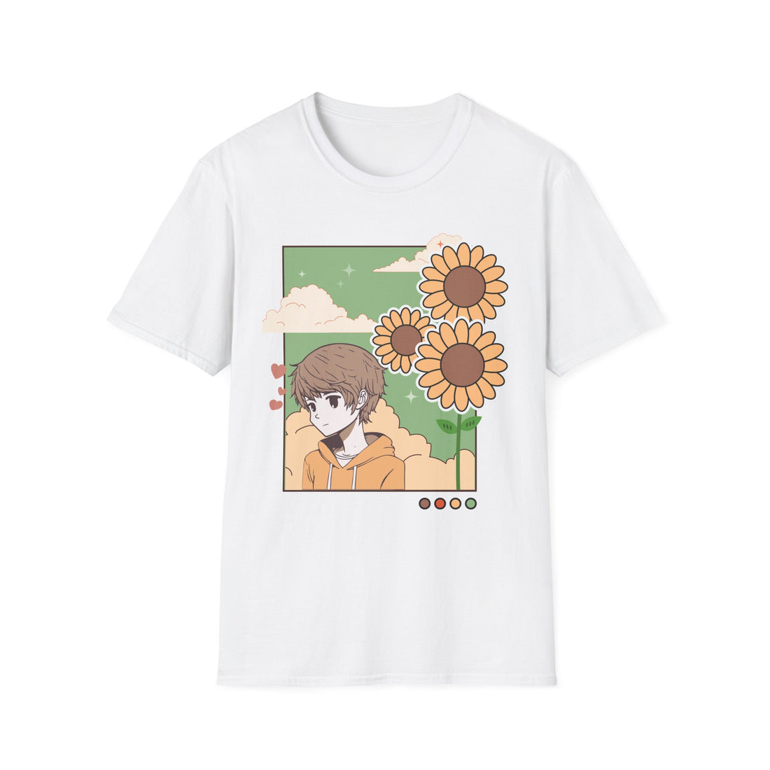 Sunflower Aesthetic Unisex T-Shirt, Softstyle Tee, Casual Wear