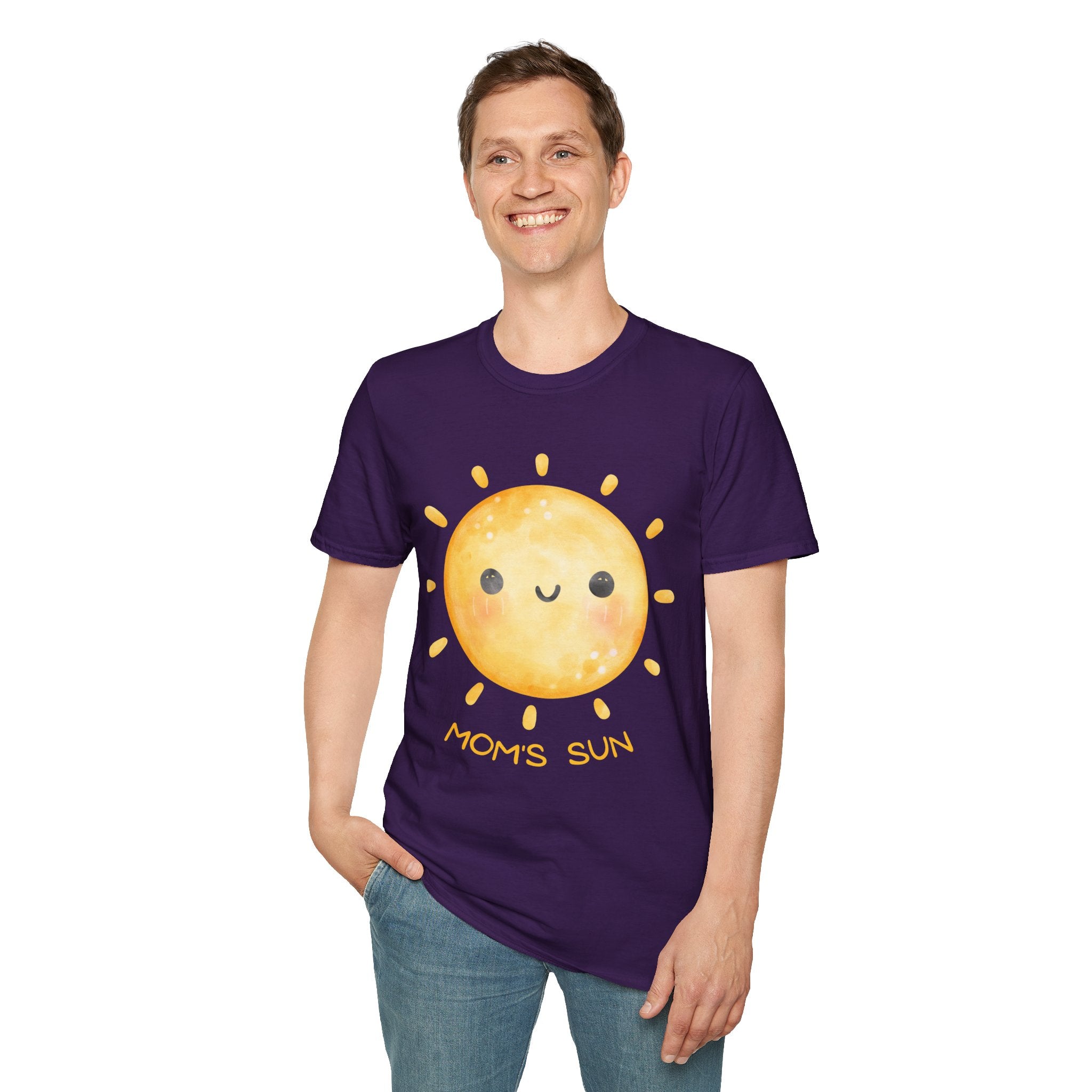 Cute 'Mom's Sun' Unisex Softstyle T-Shirt