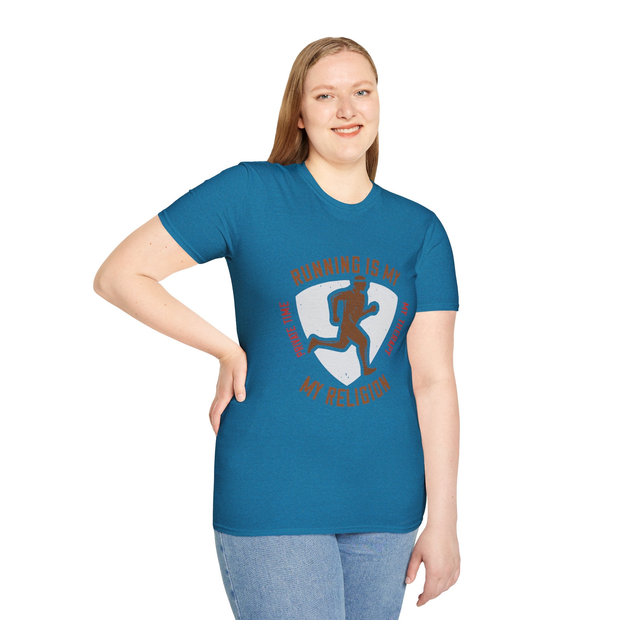 Running Is My Religion Unisex Softstyle T-Shirt | Perfect Gift for Runners, Exercise Lovers, Fitness Enthusiasts, Mother's Day, [...]