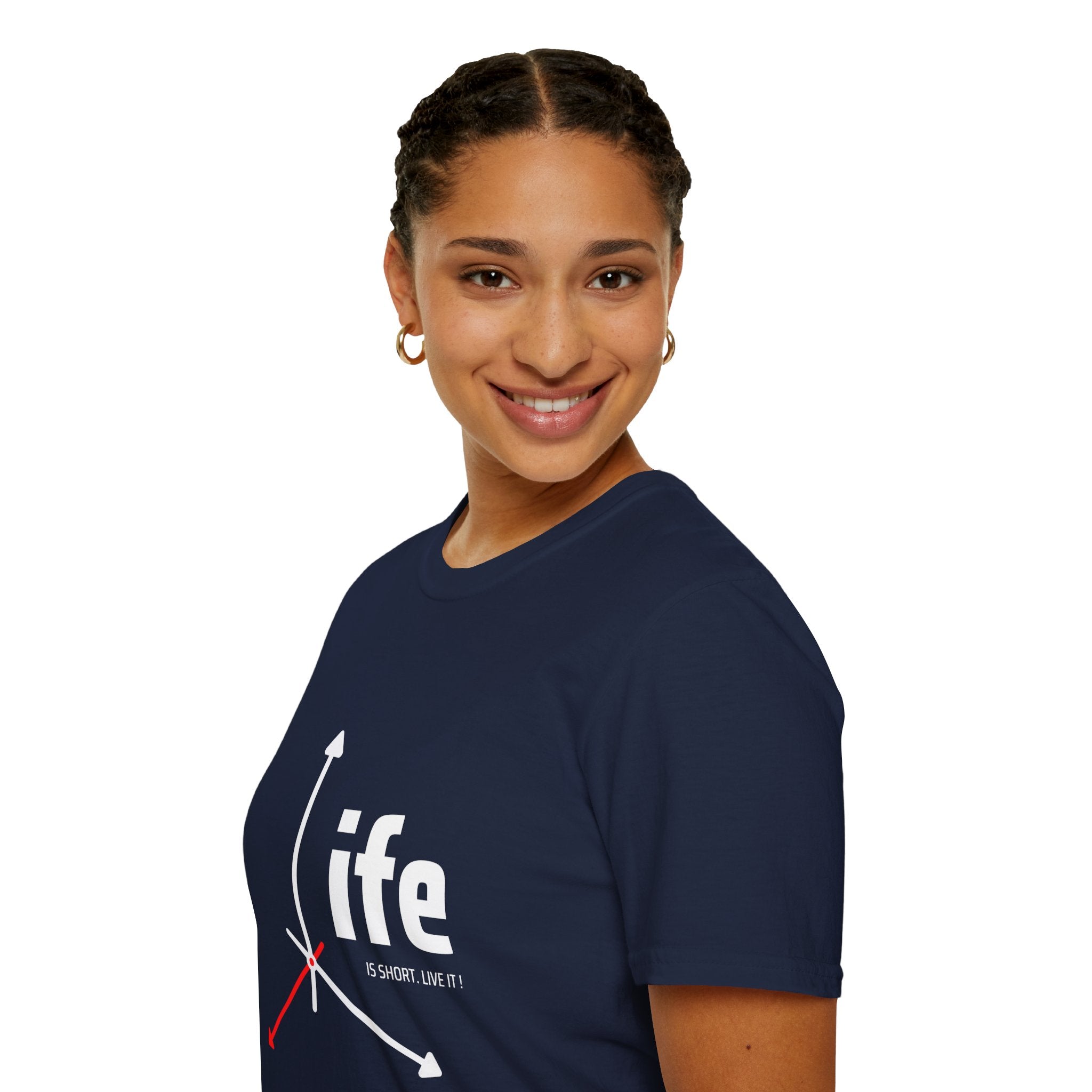 Life Direction Unisex T-Shirt, Motivational Tee, Casual Wear, Gift for Friends, Inspirational Life quote, Everyday Style