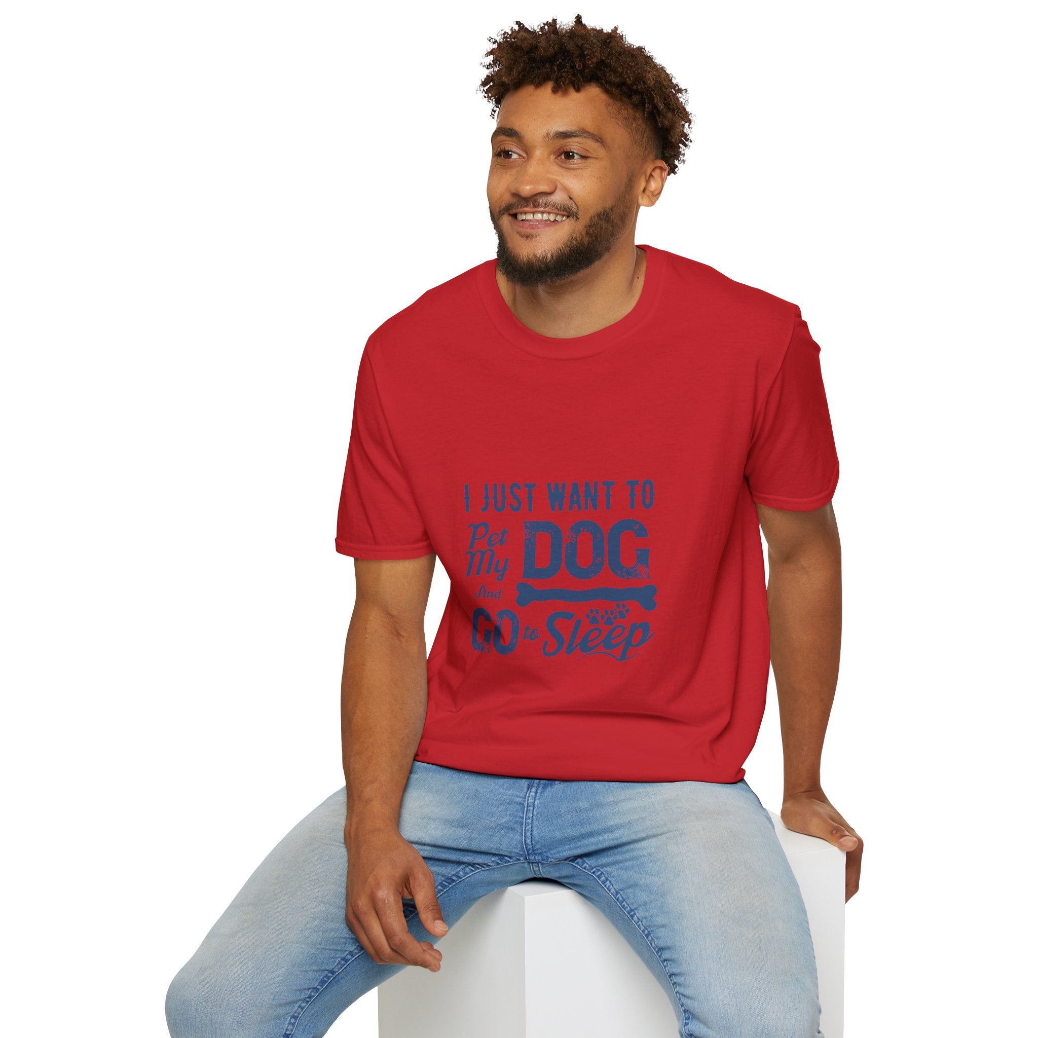 Funny Dog Lover Unisex T-Shirt, Pet Lover Gift, Cute Dog T-Shirt, Dog Mom, Dog Dad Apparel, Animal Lover Shirt