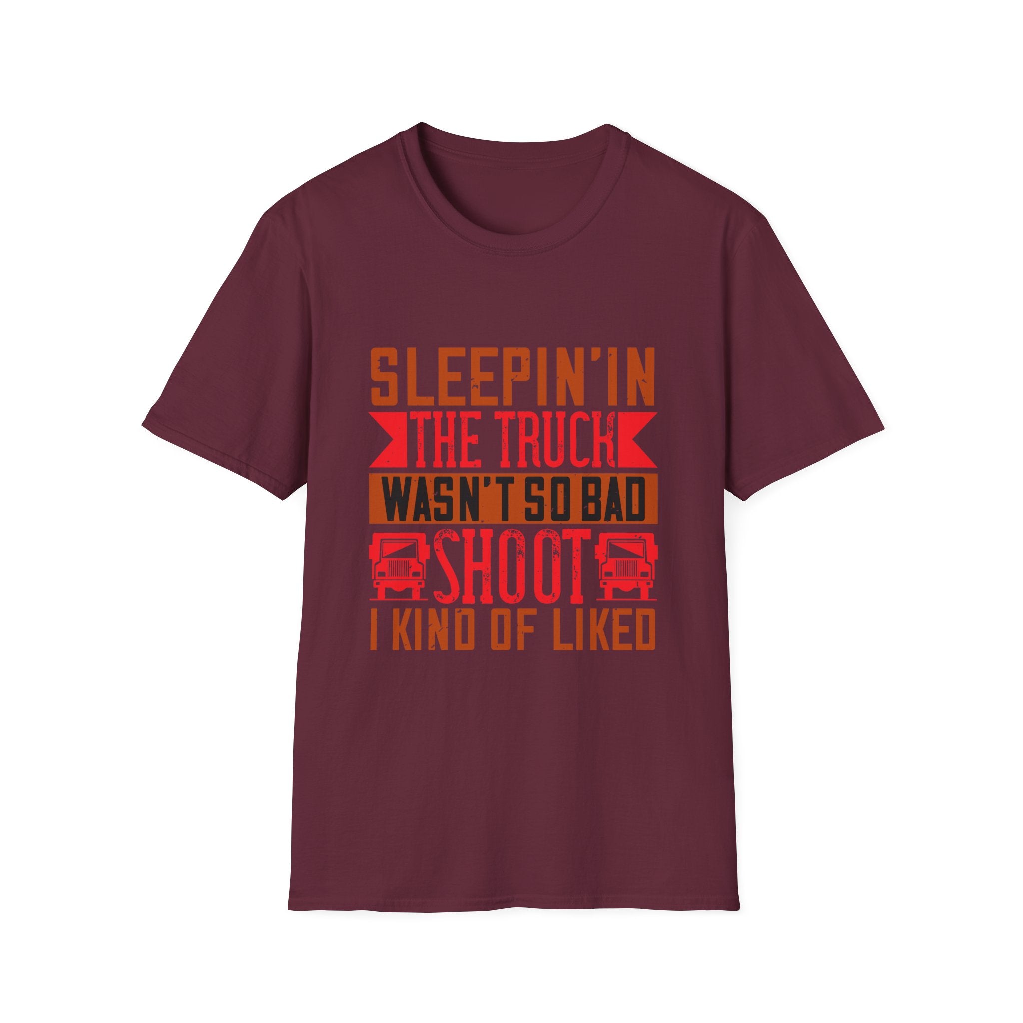 Sleepin' in the Truck Unisex T-Shirt, Casual Tee, Outdoor Adventure Shirt