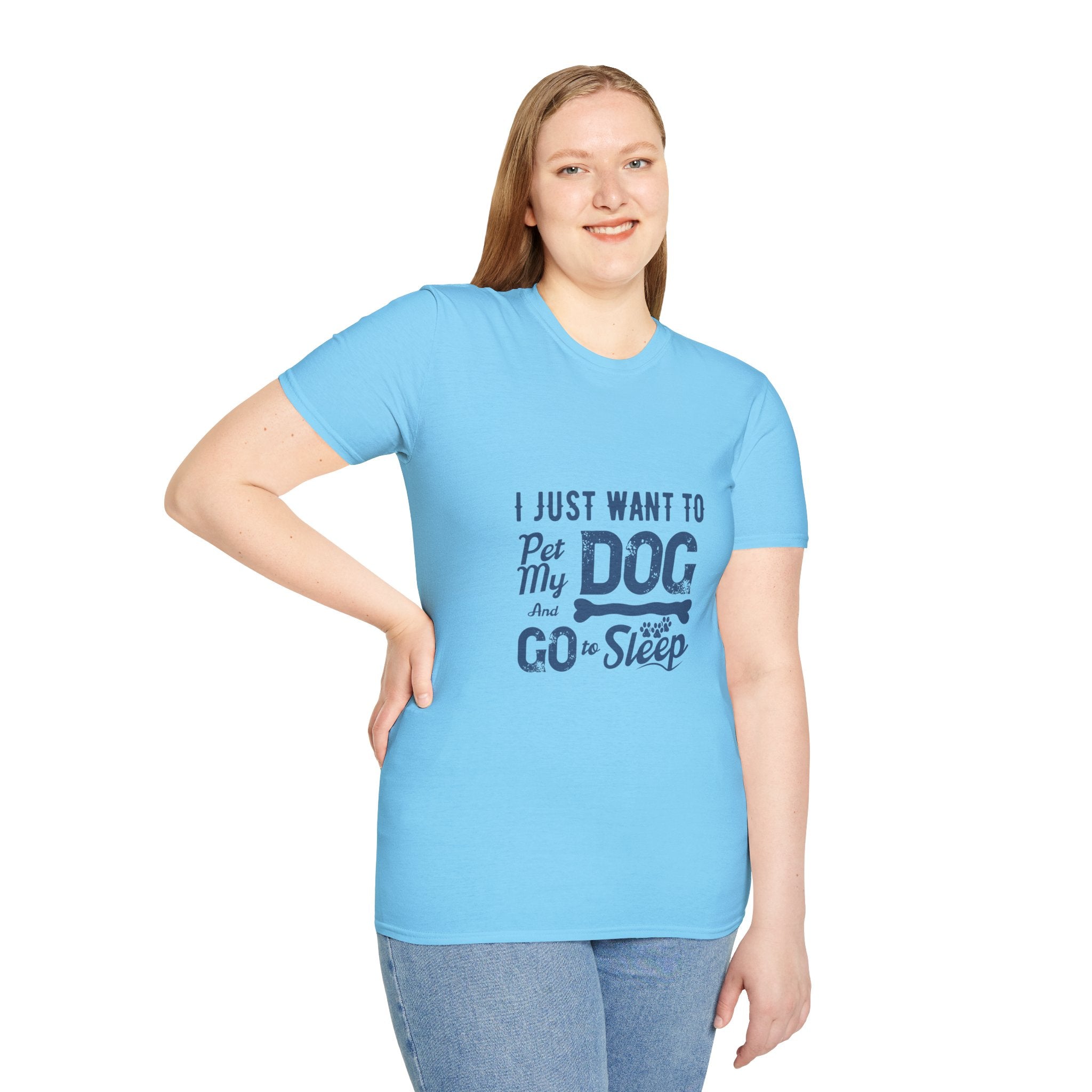 Funny Dog Lover Unisex T-Shirt, Pet Lover Gift, Cute Dog T-Shirt, Dog Mom, Dog Dad Apparel, Animal Lover Shirt