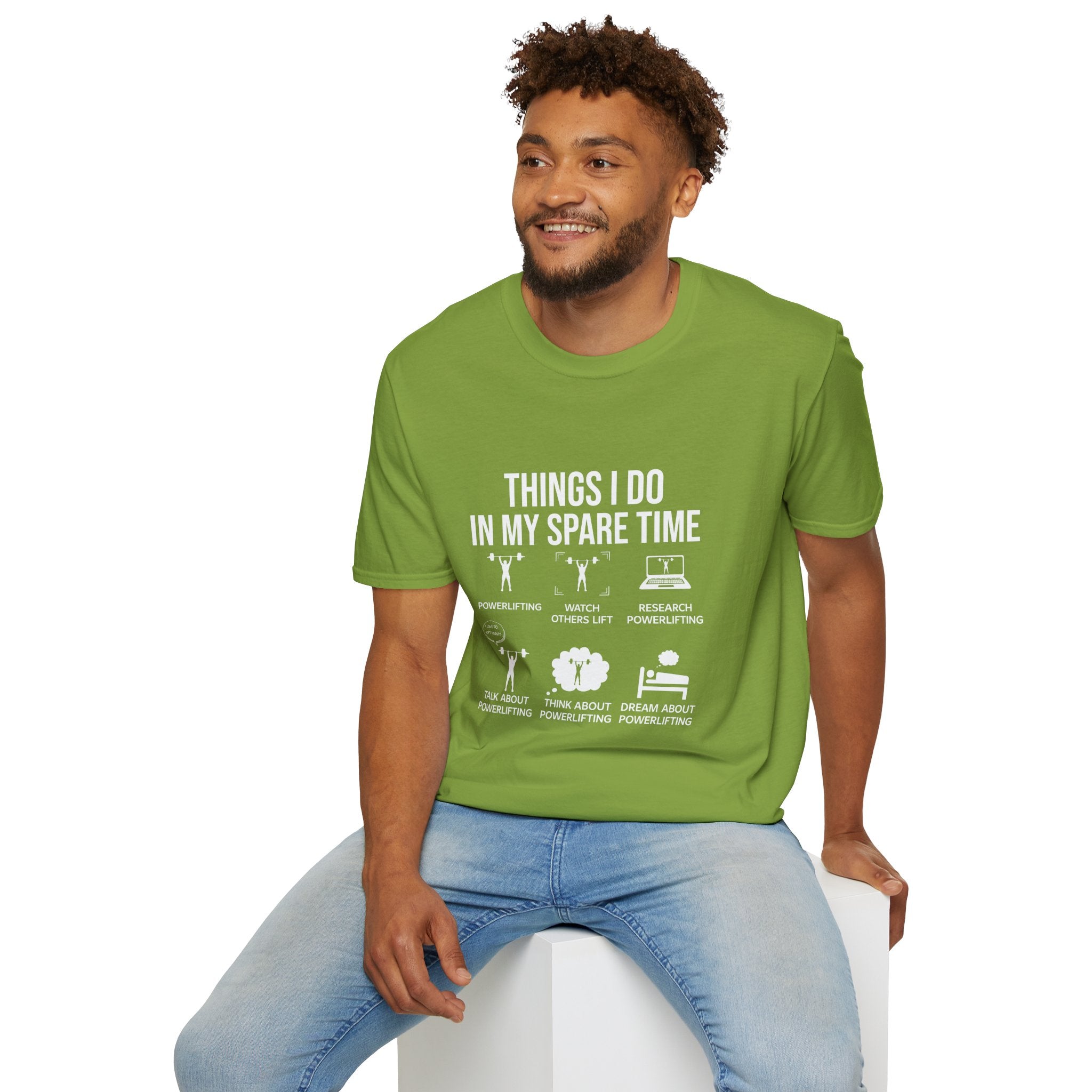Funny Spare Time Activities T-Shirt, Leisurewear, Gift for Friends, Casual Humor Shirt, Relaxation Tee, Birthday Present