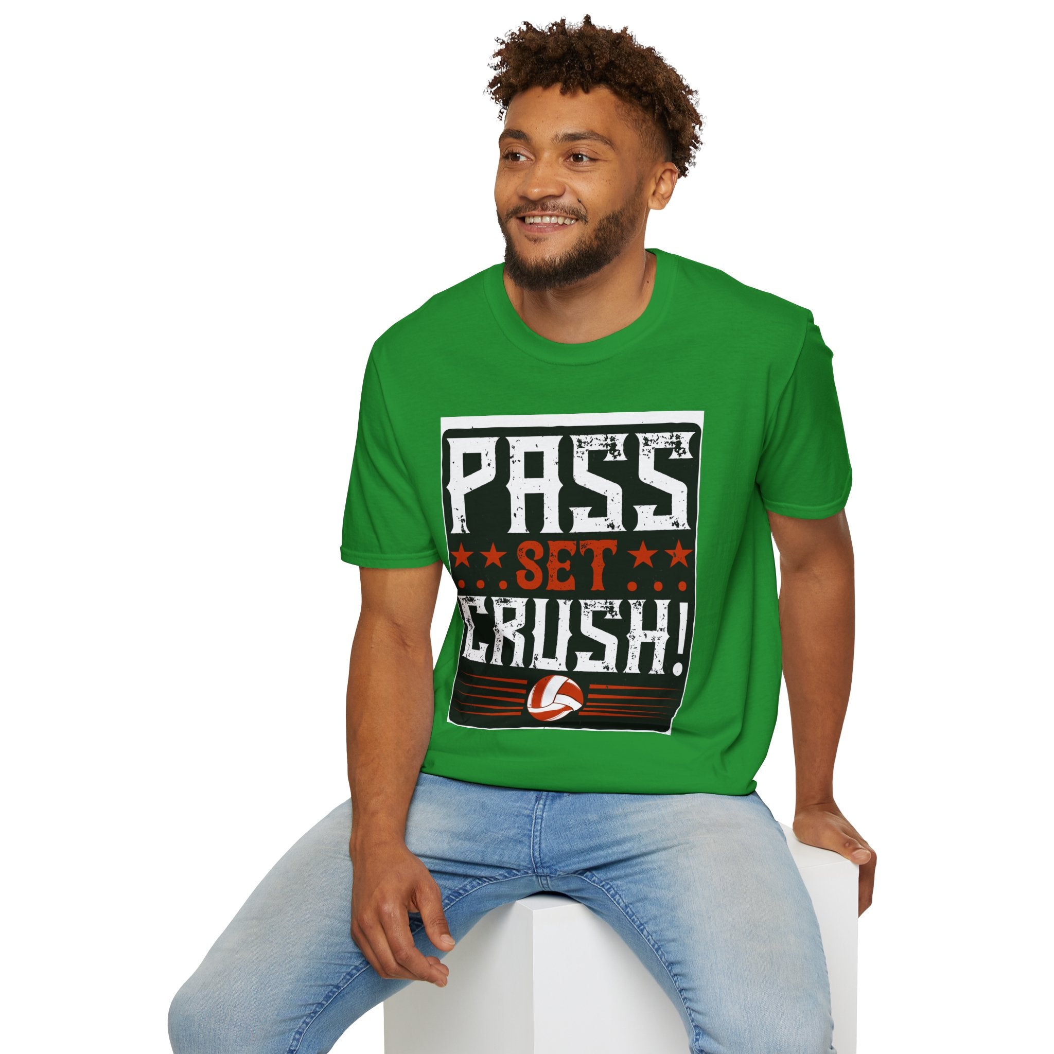 Volleyball Passion T-Shirt | Pass Set Crush! | Sports Tee
