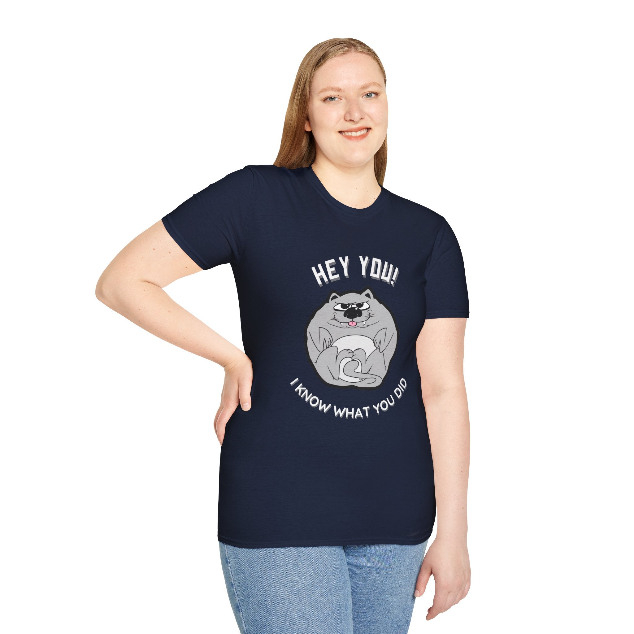 Funny Cat Graphic T-Shirt, Cute Pet Lover Gift
