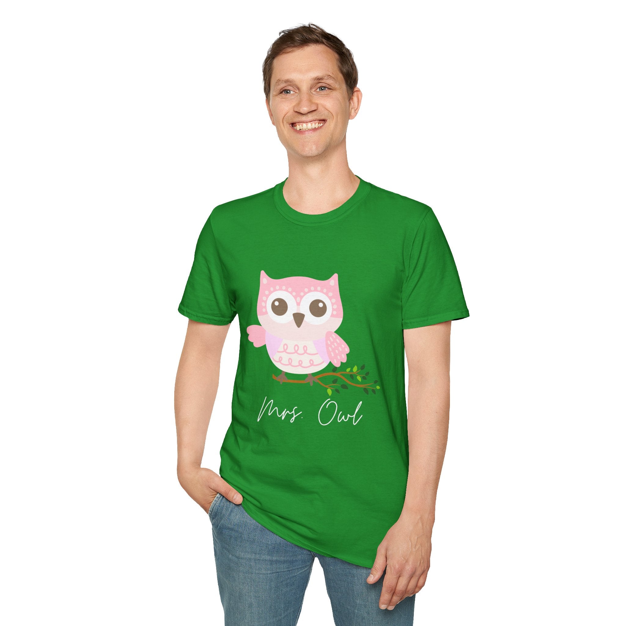 Cute Owl Unisex T-Shirt, Gift for Animal Lovers, Cozy Casual Wear