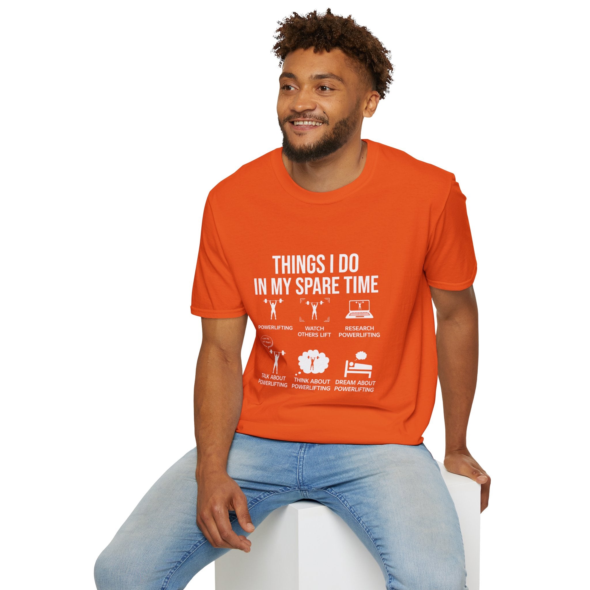 Funny Spare Time Activities T-Shirt, Leisurewear, Gift for Friends, Casual Humor Shirt, Relaxation Tee, Birthday Present