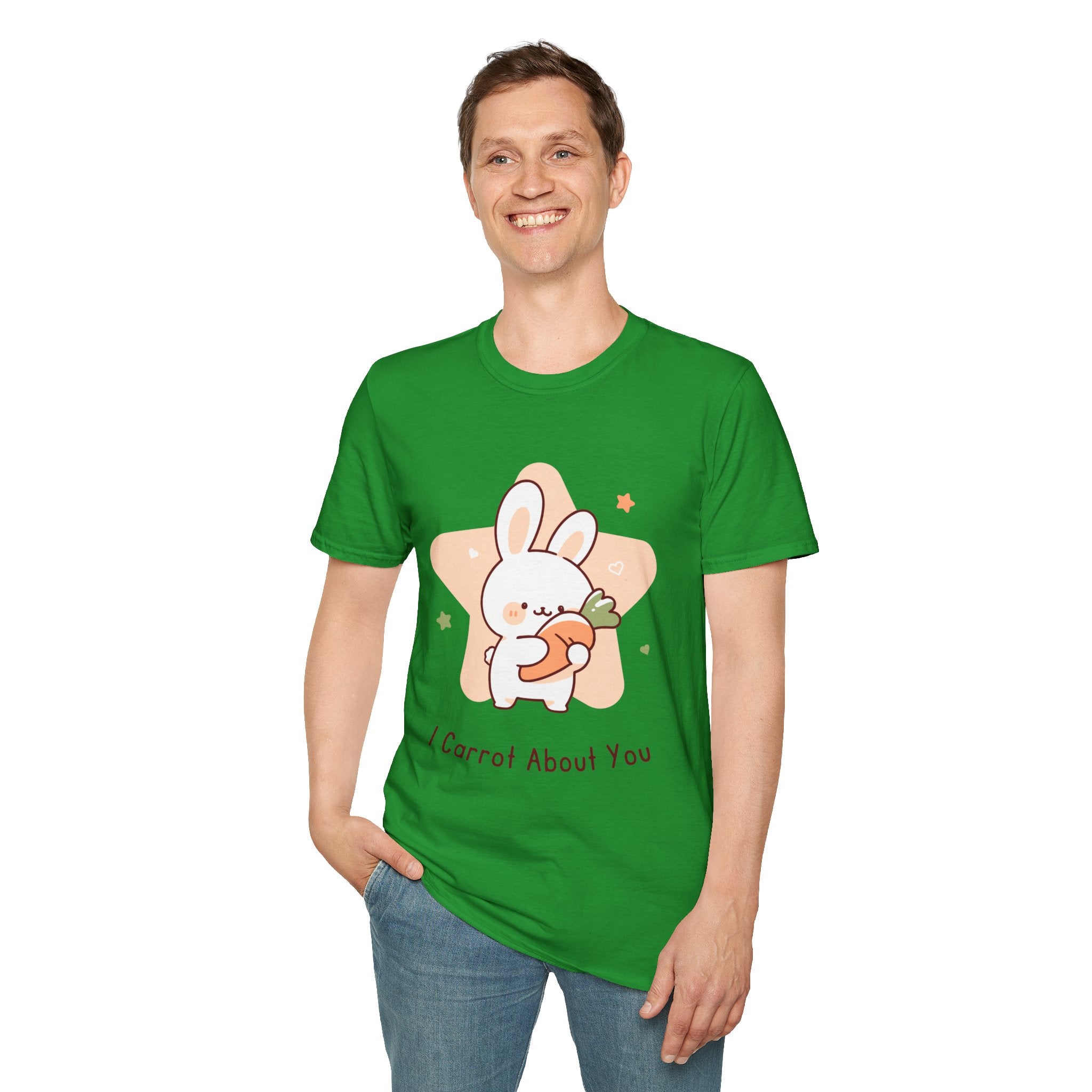 Cute Rabbit Graphic Tee, I Carrot About You Shirt