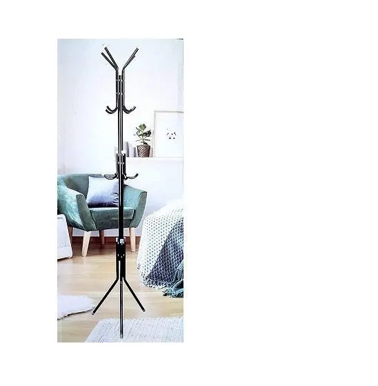 12 Hook Coat Racks Stand Black Advibe Studio