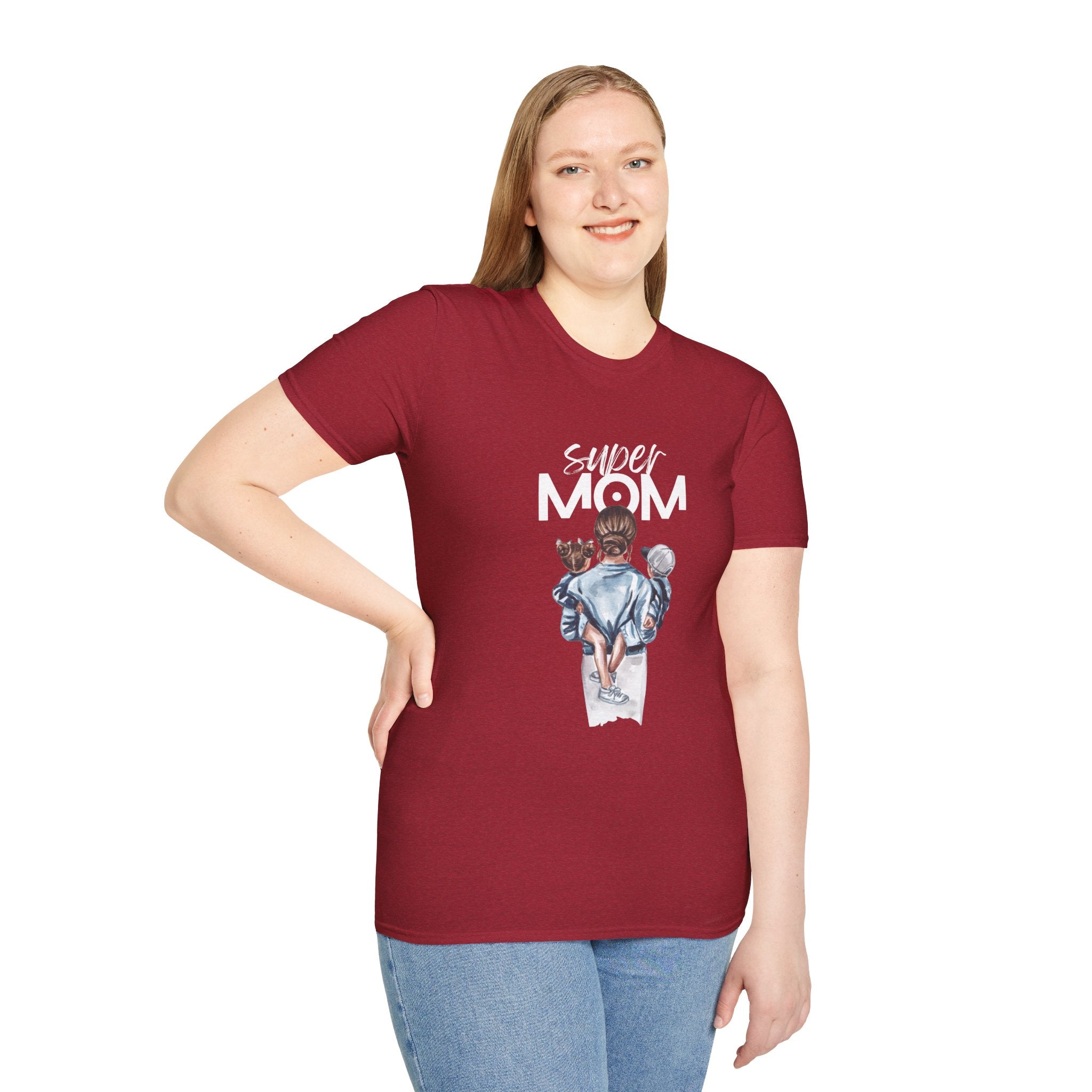 Super Mom Unisex Softstyle T-Shirt | Unisex T-Shirt
