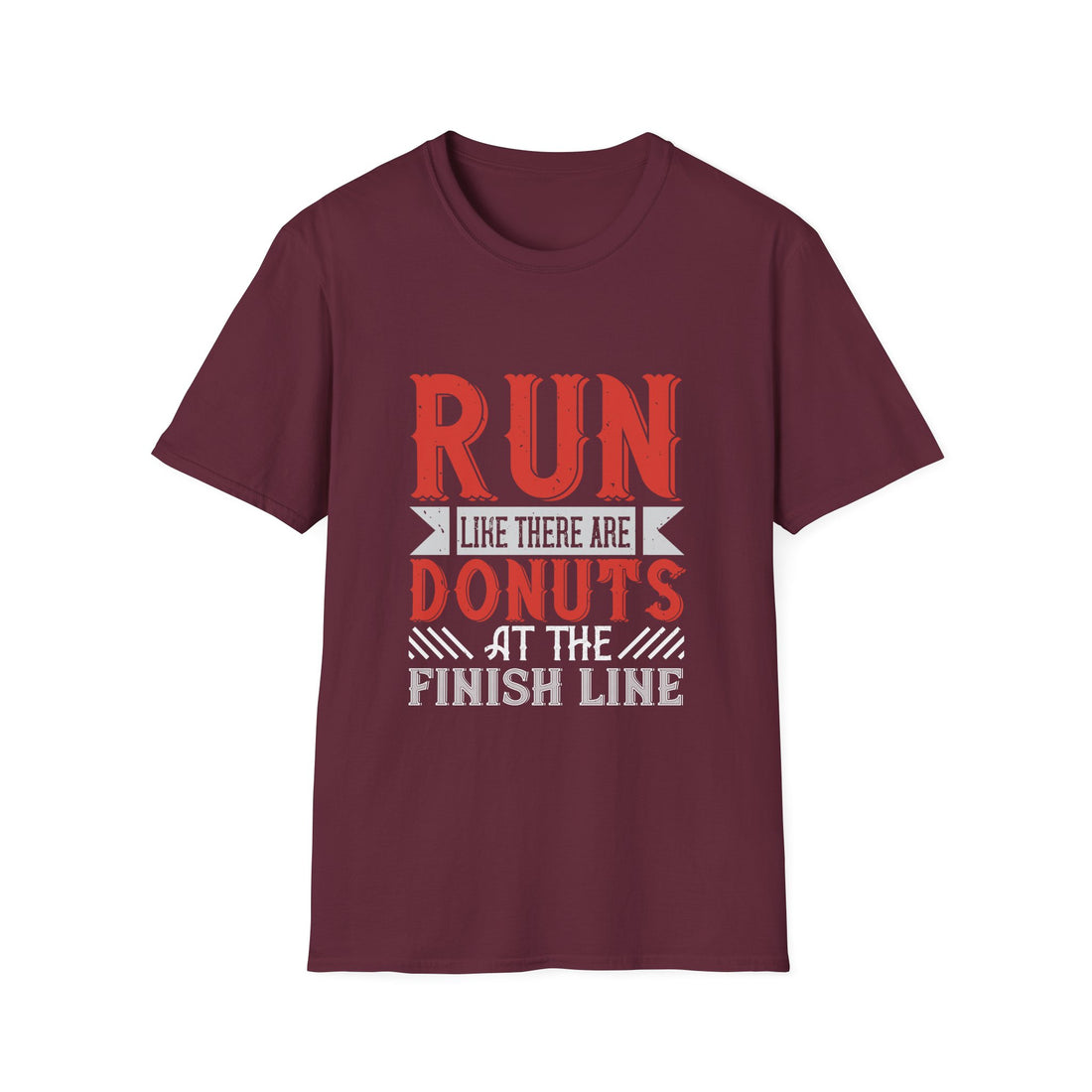 Playful Fitness T-Shirt - Perfect for Runners, Gift for Donut Lovers