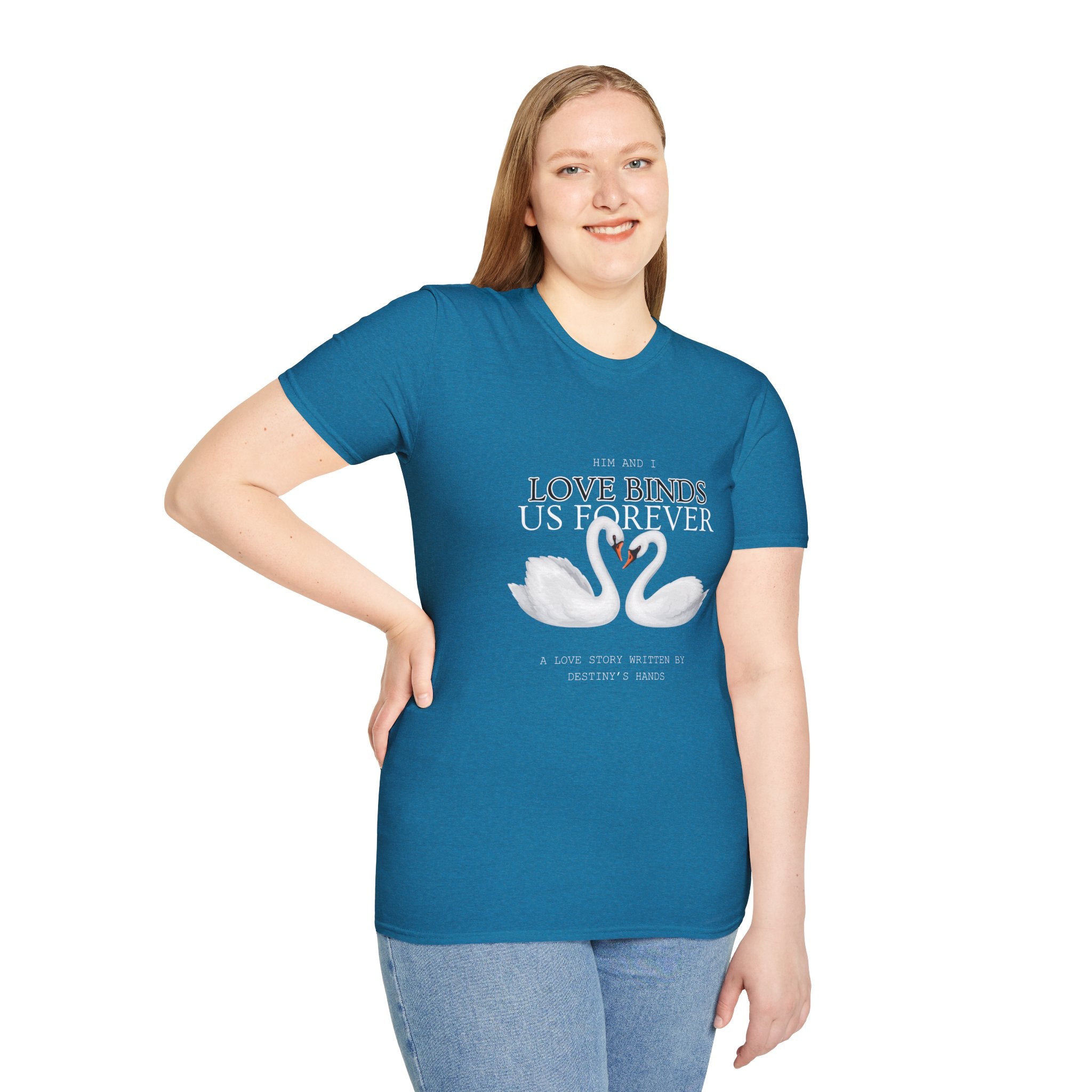 Romantic Swan Love T-Shirt | Perfect Gift for Couples