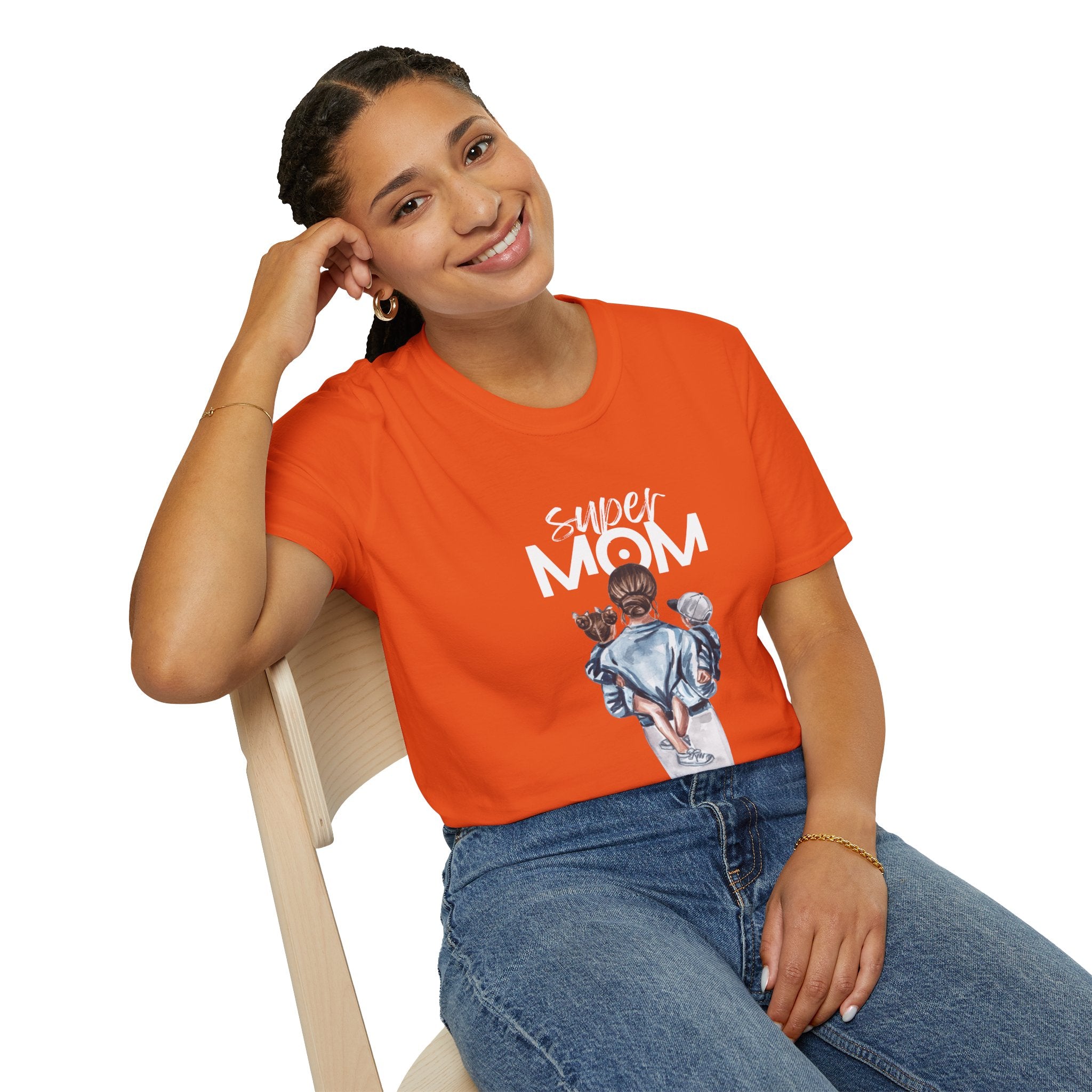 Super Mom Unisex Softstyle T-Shirt | Unisex T-Shirt