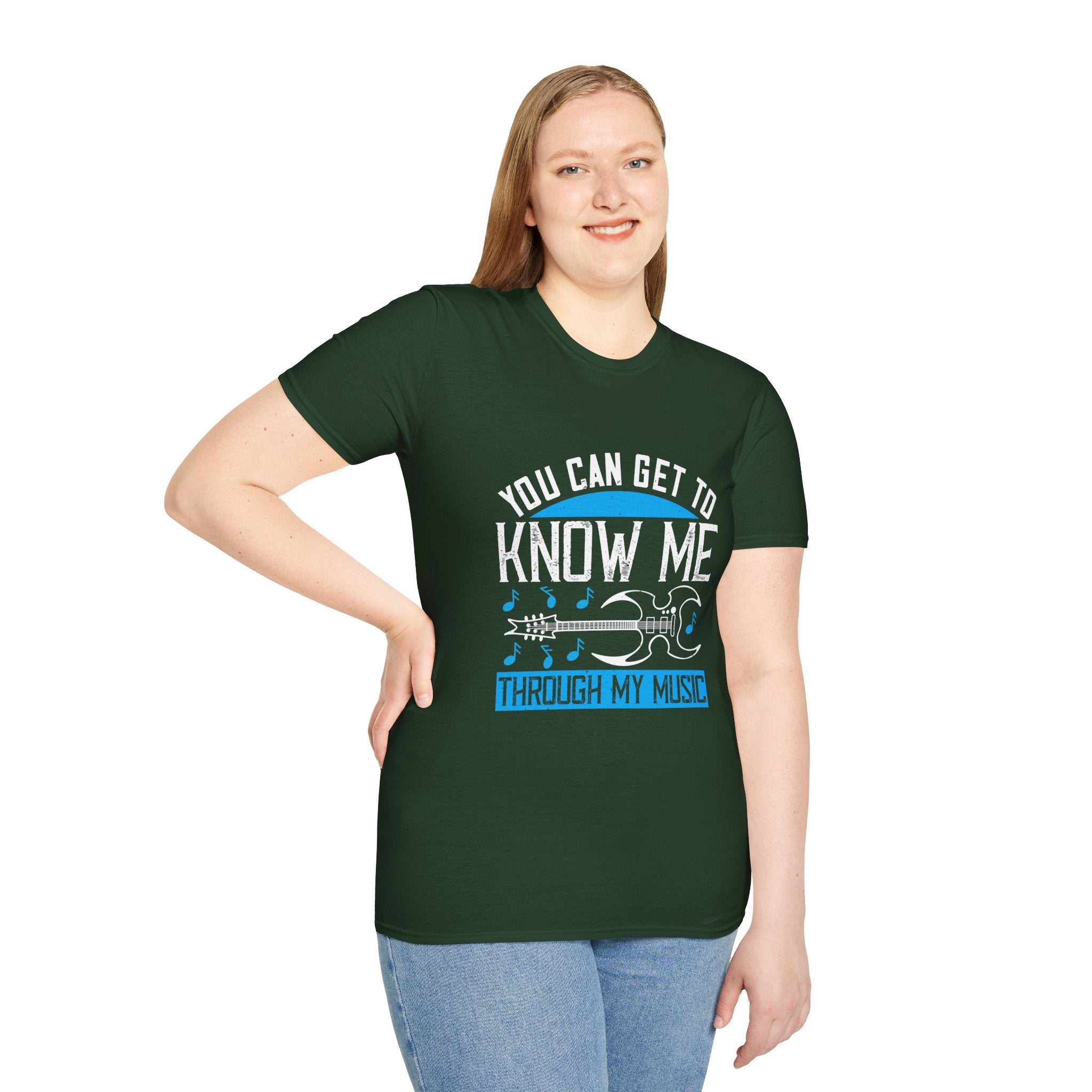 Unisex Music Quote T-Shirt, Softstyle Graphic Tee, Gift for Musicians