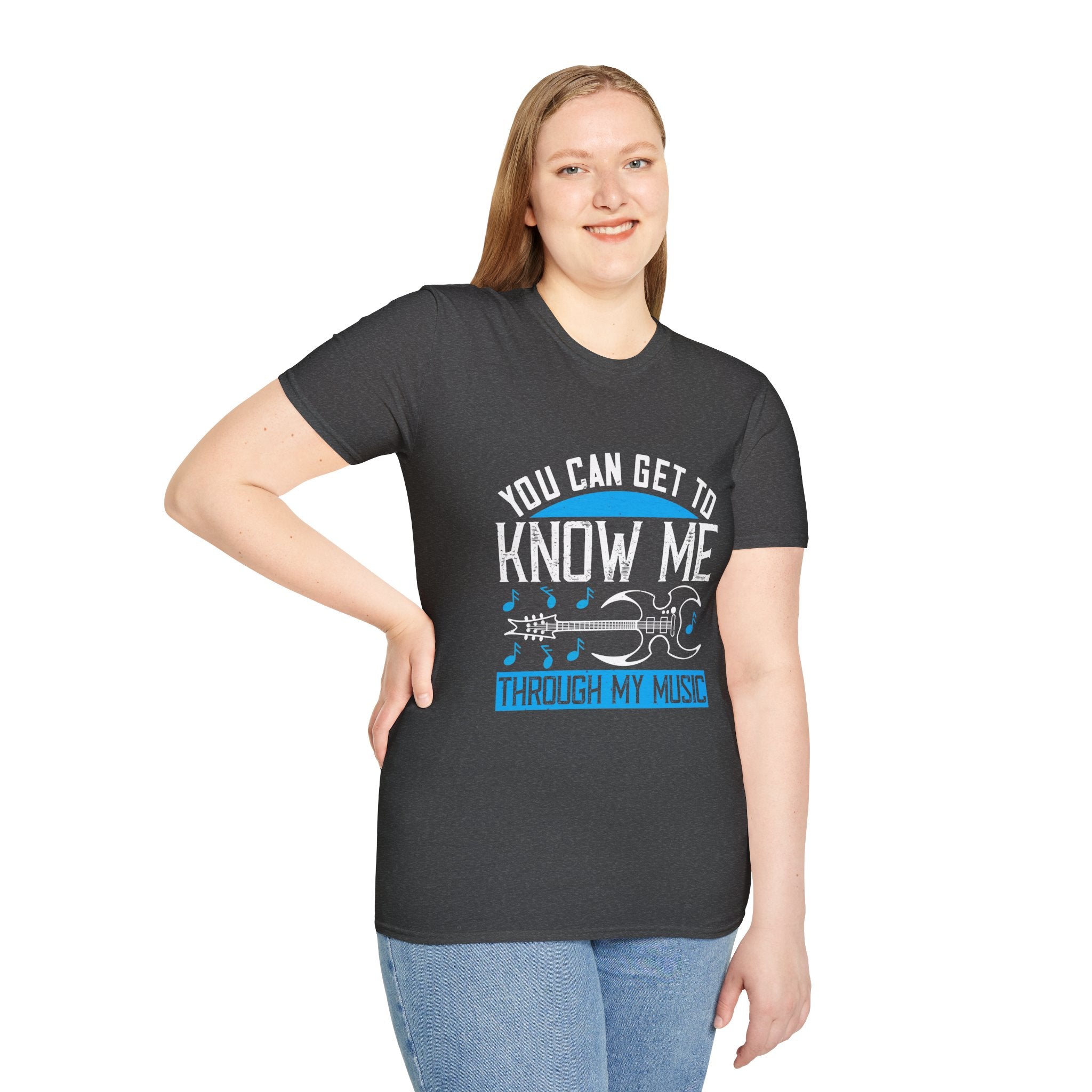 Unisex Music Quote T-Shirt, Softstyle Graphic Tee, Gift for Musicians