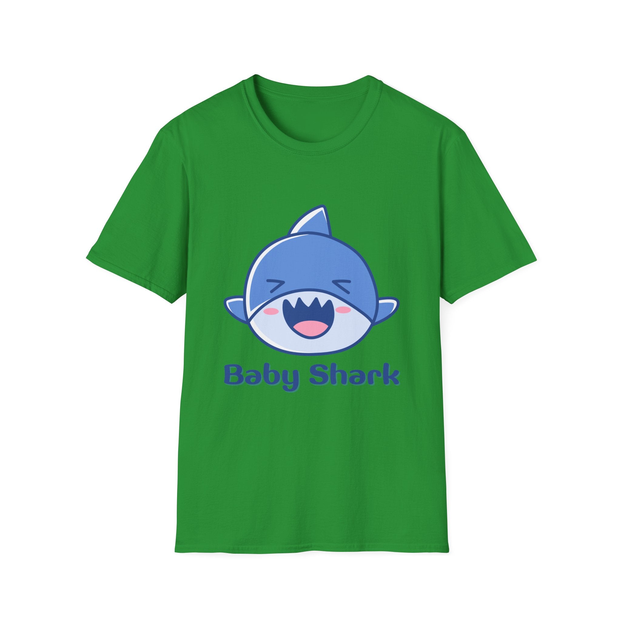Baby Shark Softstyle T-Shirt, Fun Kids Tee, Cute Baby Shark Shirt