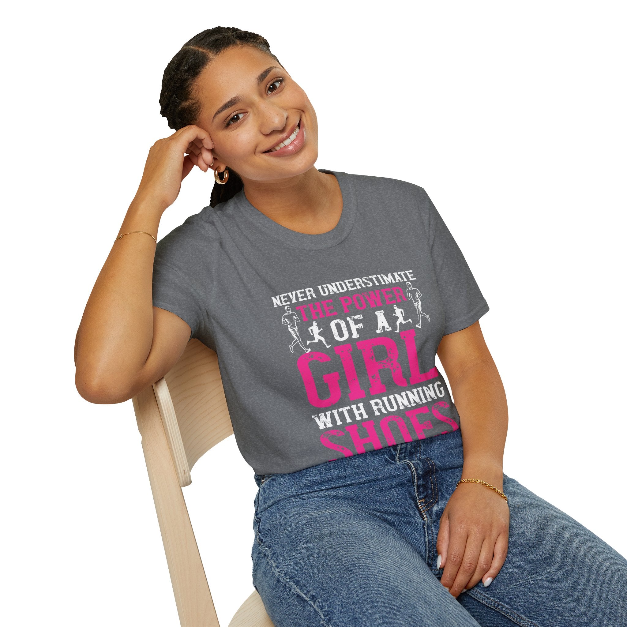 Empowering Running T-Shirt, Motivational Tee, Fitness Apparel