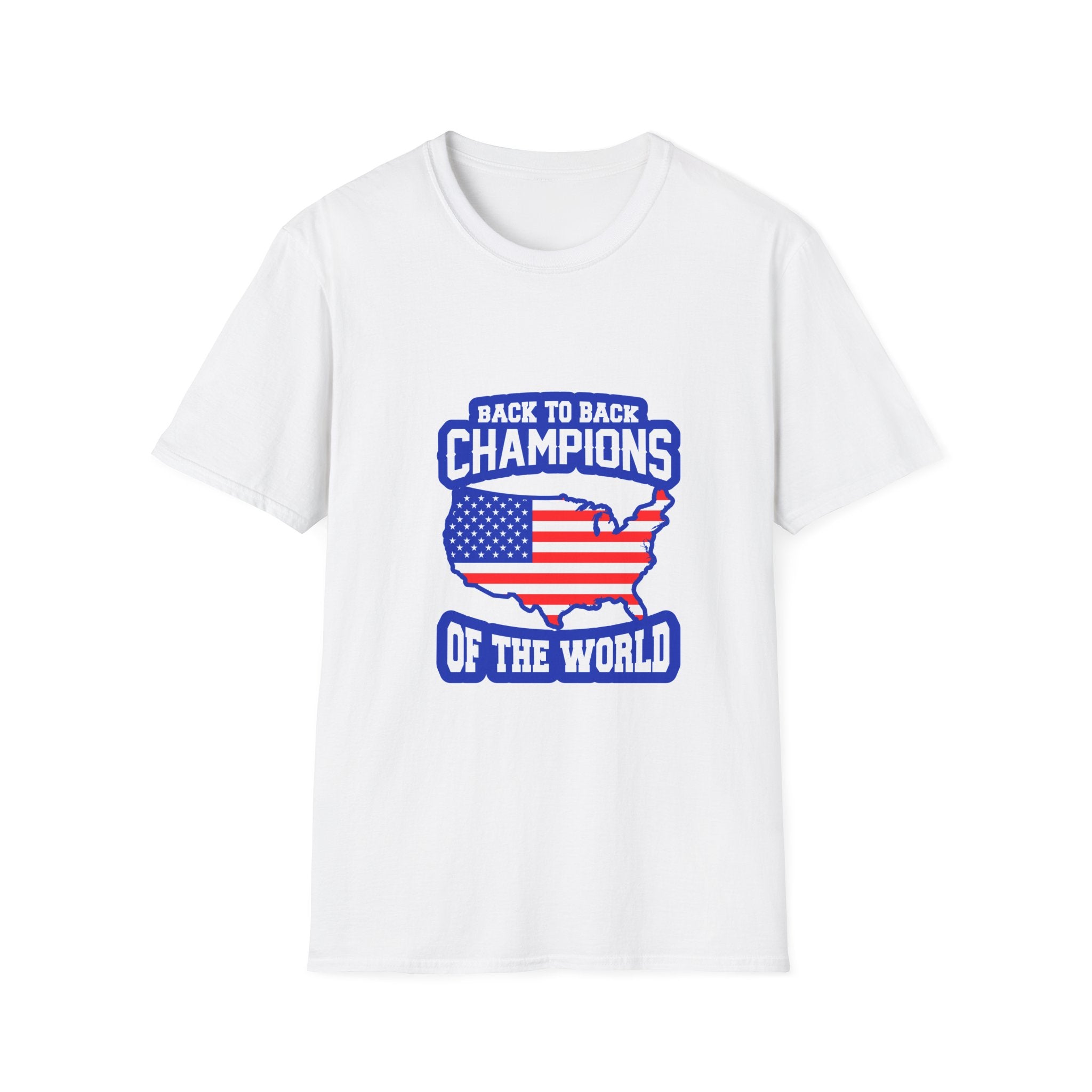 Patriotic Unisex T-Shirt for Champions | Casual Wear, Gift for Sports Lovers, All-American Style, 4th of July, Everyday Comfort
