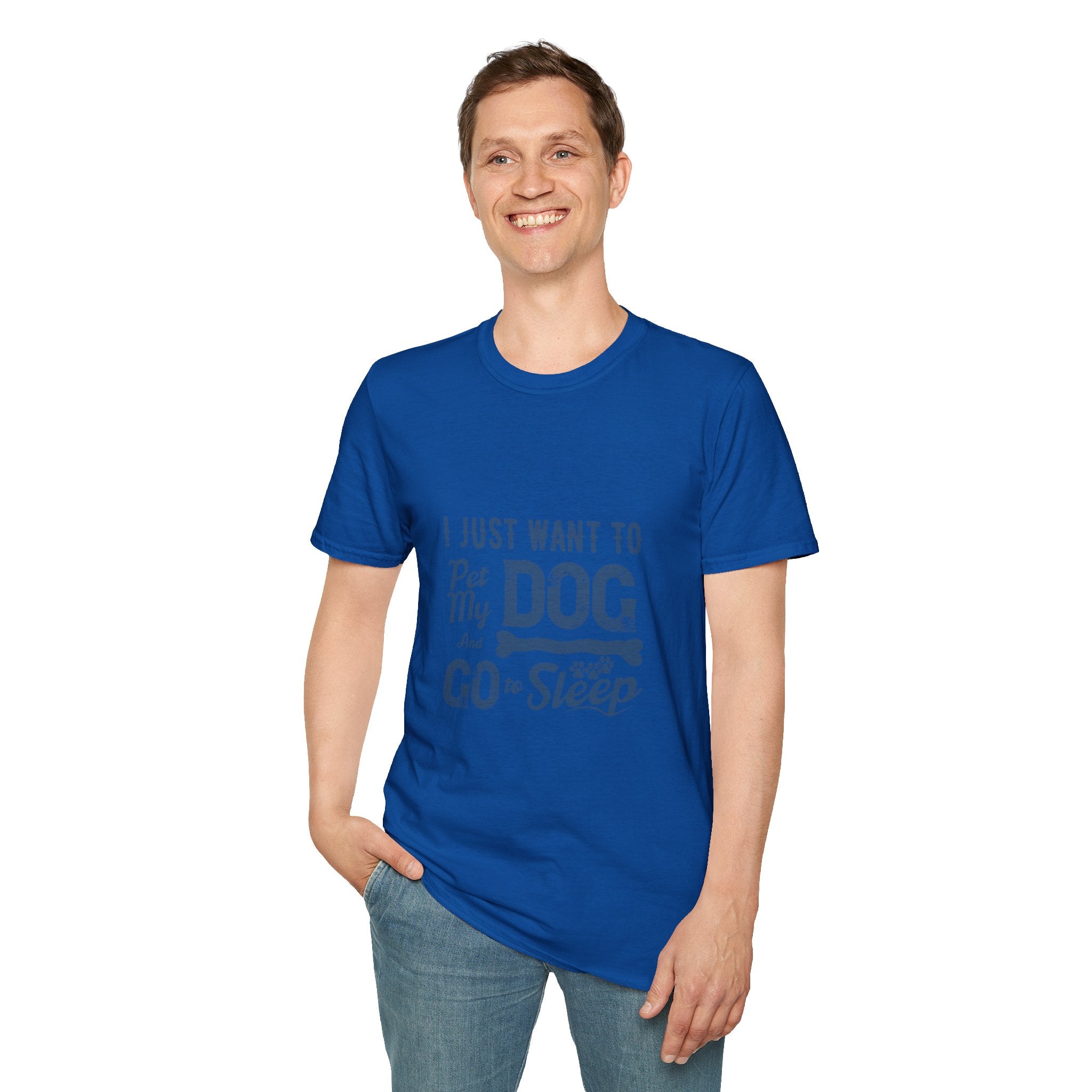 Funny Dog Lover Unisex T-Shirt, Pet Lover Gift, Cute Dog T-Shirt, Dog Mom, Dog Dad Apparel, Animal Lover Shirt