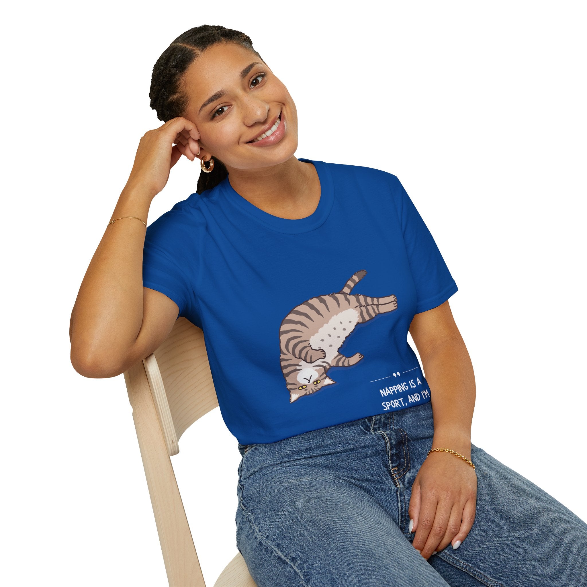 Cat Nap T-Shirt, Funny Cat Lover Gift, Unisex Tee