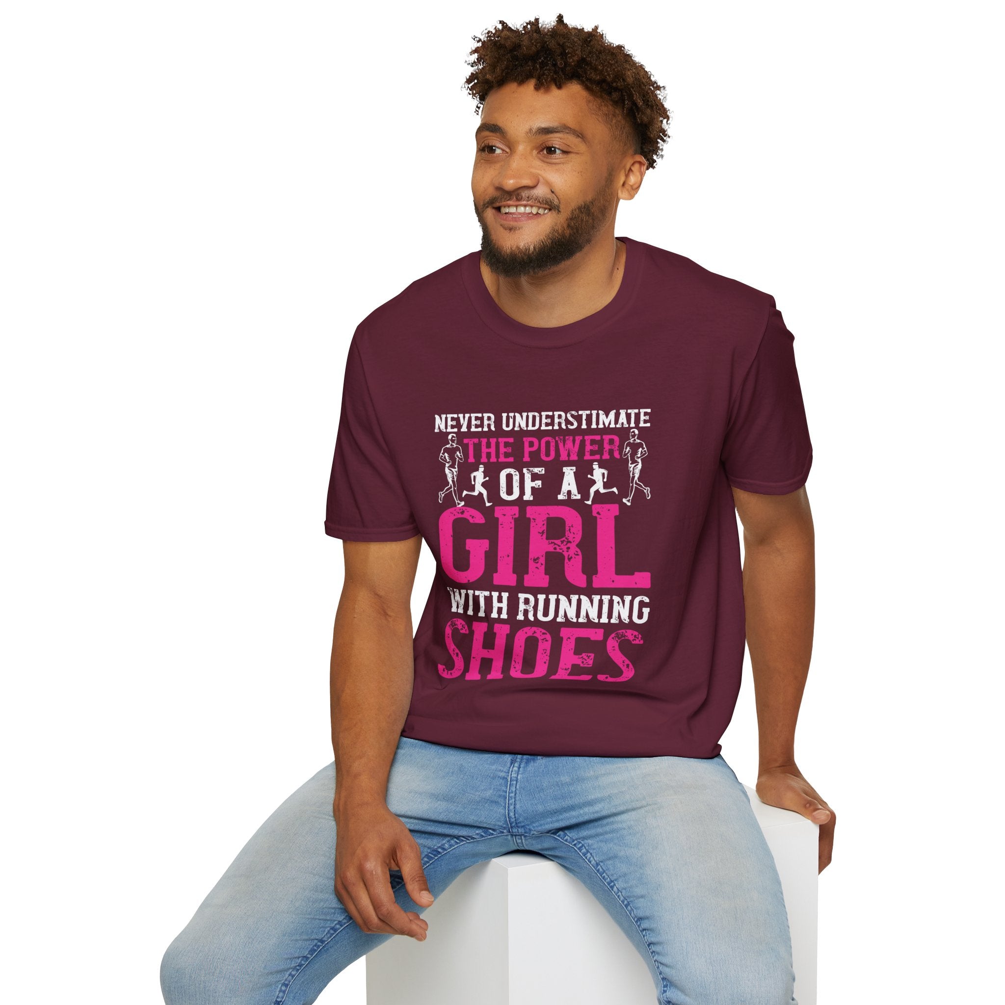 Empowering Running T-Shirt, Motivational Tee, Fitness Apparel