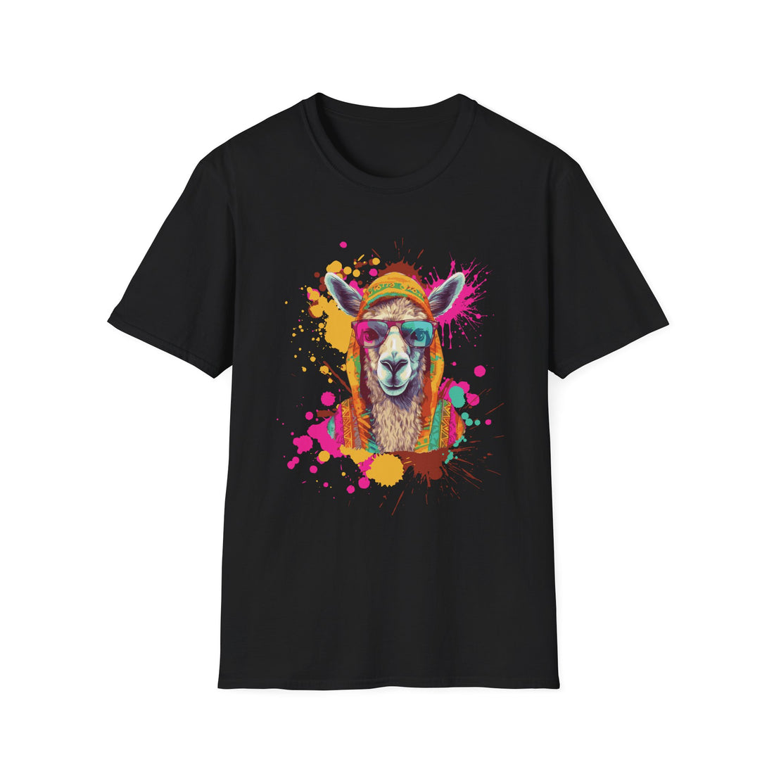 Colorful Llama T-Shirt - Fun Gift for Animal Lovers