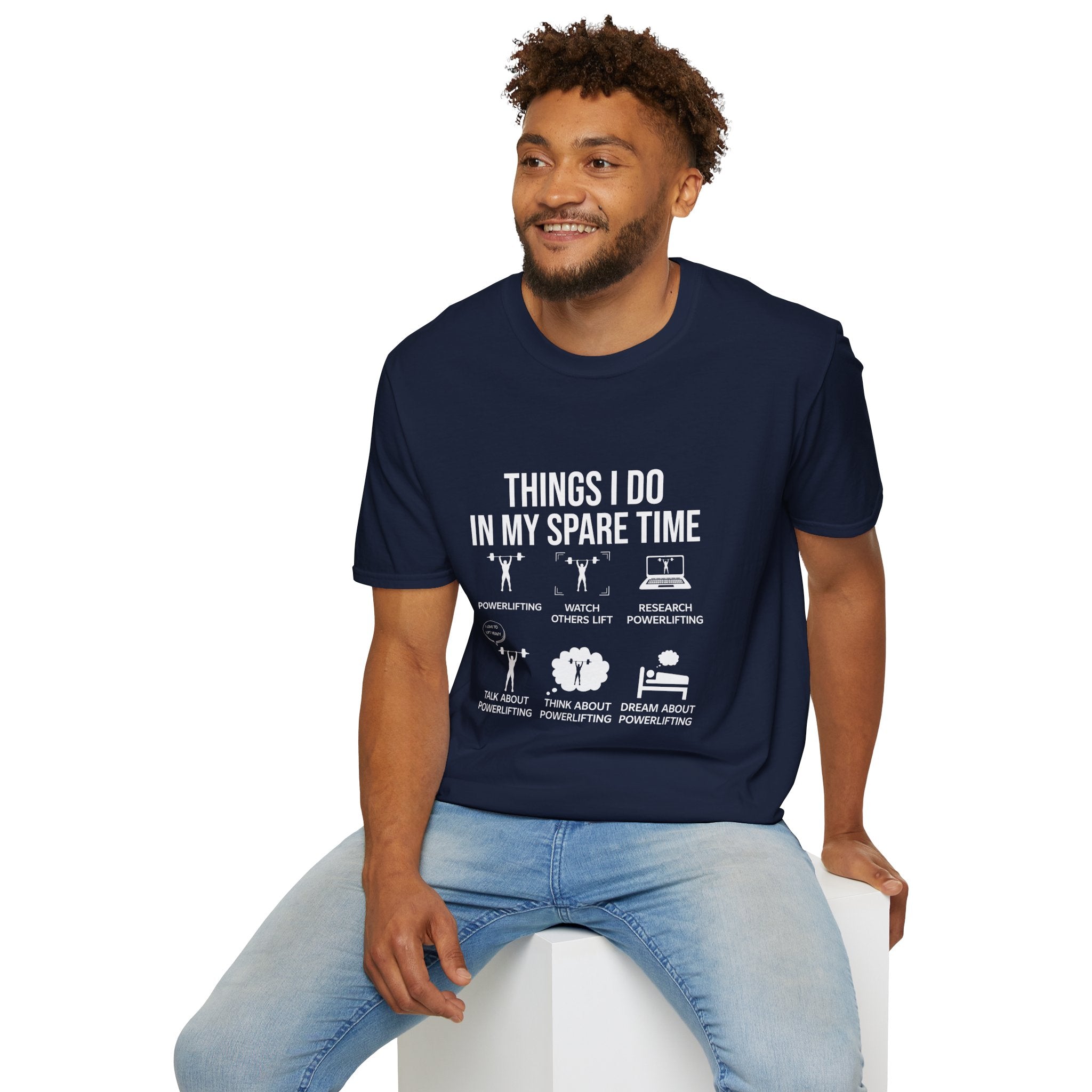 Funny Spare Time Activities T-Shirt, Leisurewear, Gift for Friends, Casual Humor Shirt, Relaxation Tee, Birthday Present