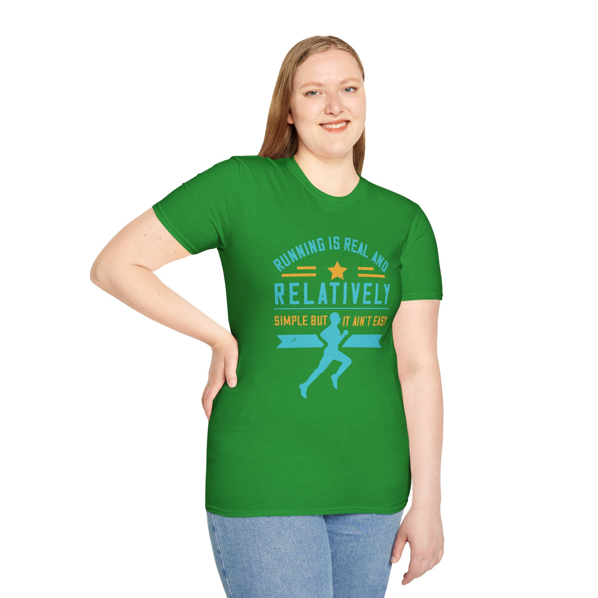 Motivational Running T-Shirt, Comfortable Workout Tee