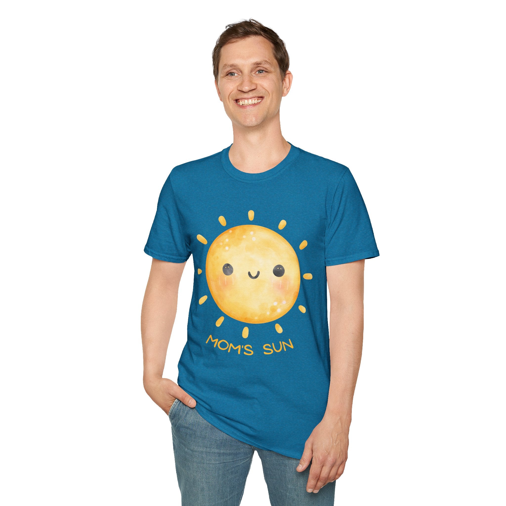 Cute 'Mom's Sun' Unisex Softstyle T-Shirt