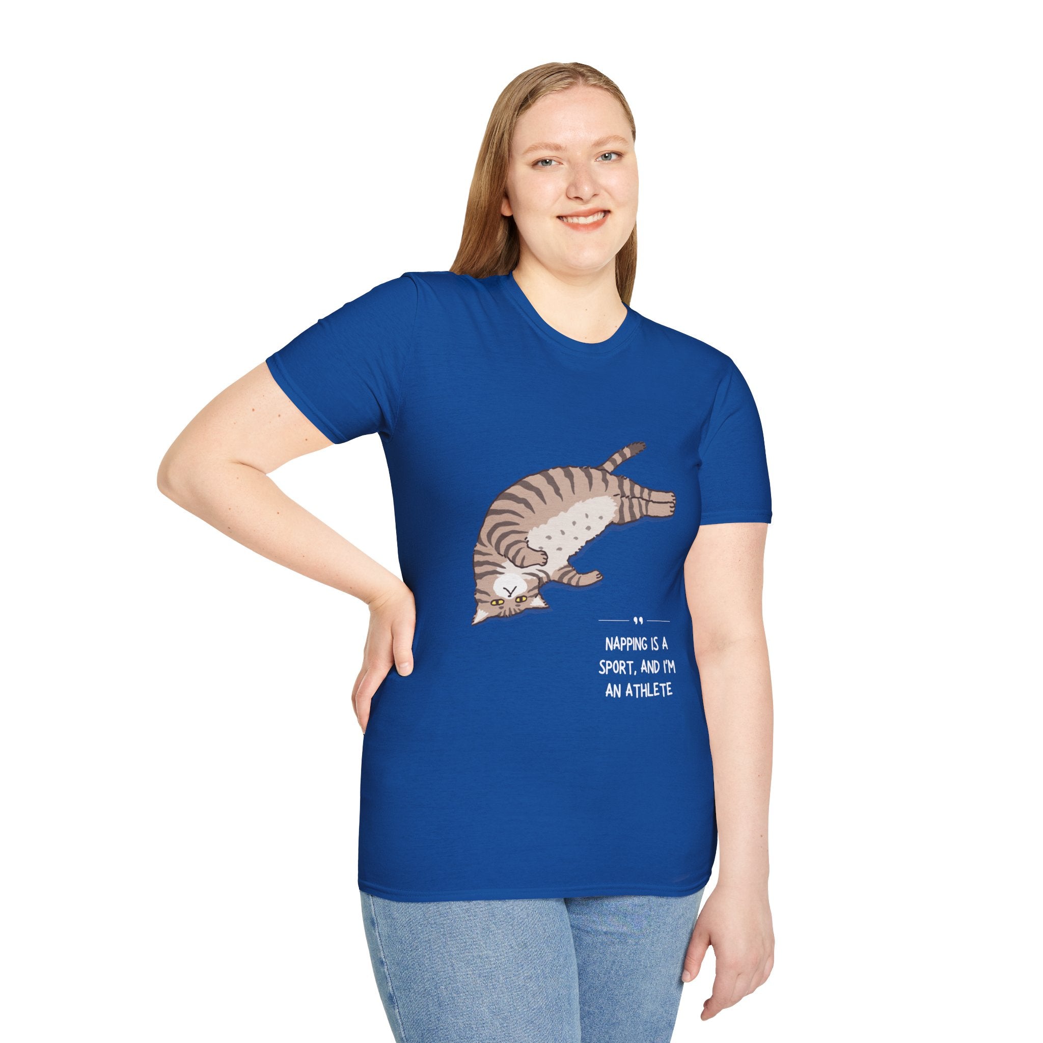 Cat Nap T-Shirt, Funny Cat Lover Gift, Unisex Tee