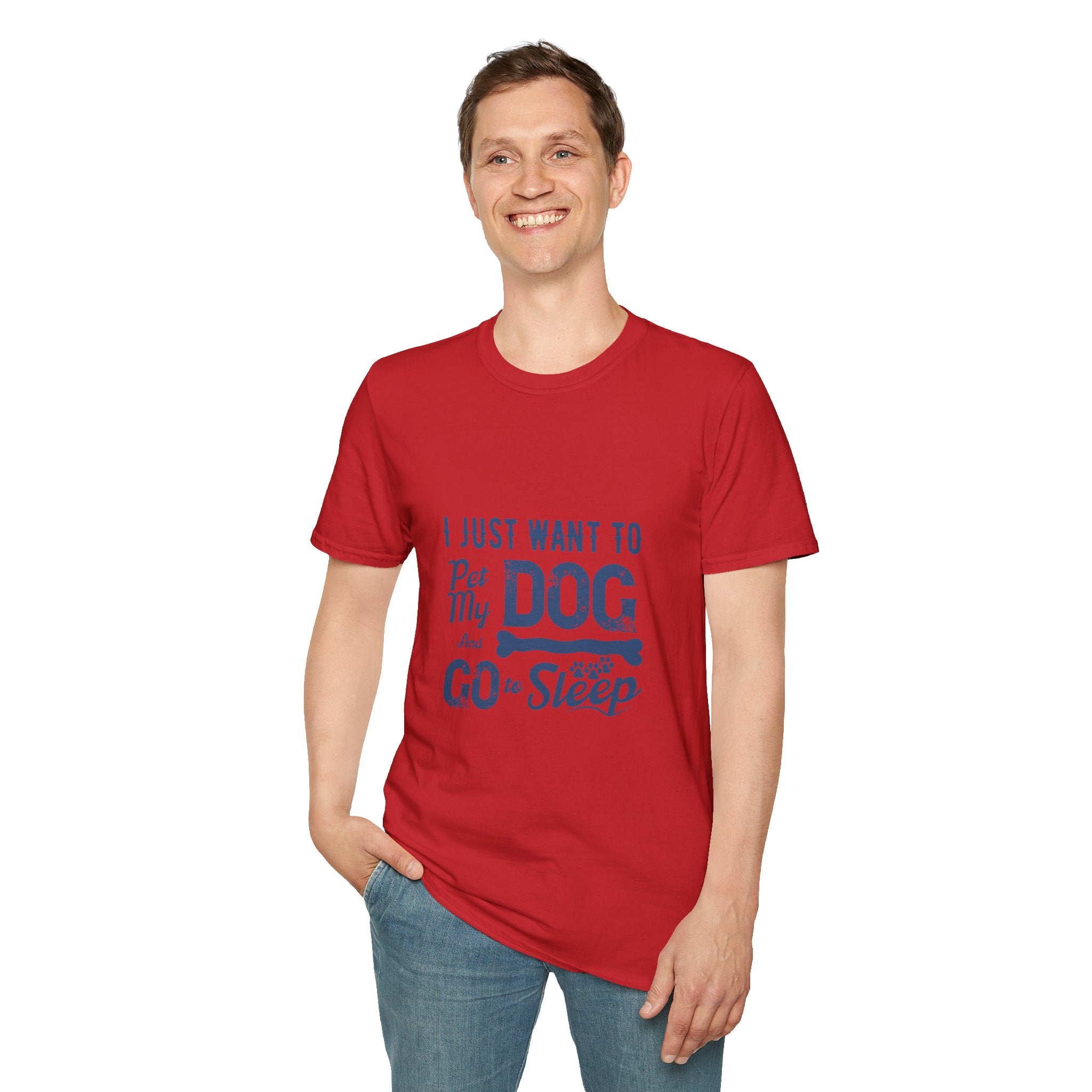 Funny Dog Lover Unisex T-Shirt, Pet Lover Gift, Cute Dog T-Shirt, Dog Mom, Dog Dad Apparel, Animal Lover Shirt