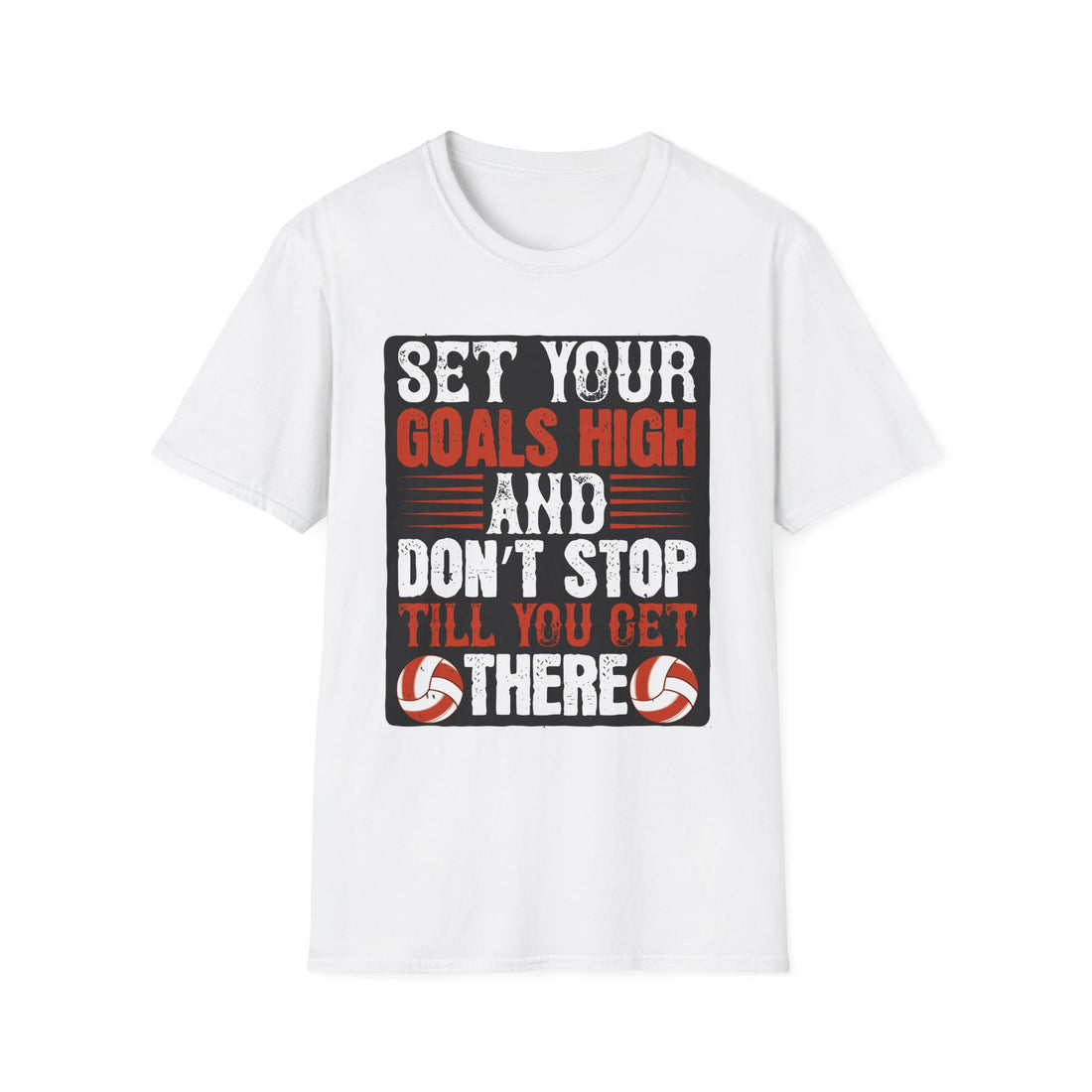 Motivational Sports Tee | Unisex Softstyle , Goal Setting Shirt, Fitness Gift, Team Spirit