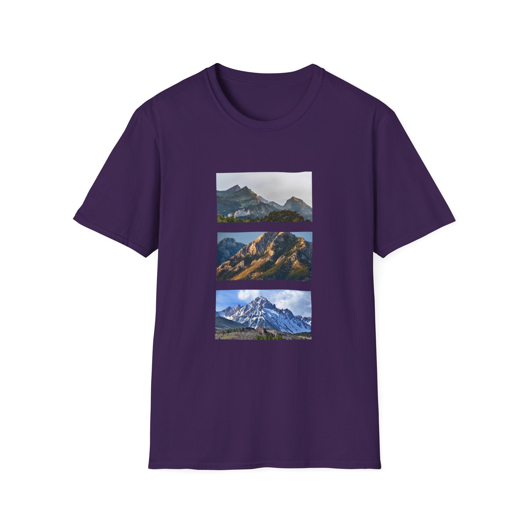 Mountain Photography Unisex Softstyle T-Shirt - Nature Lover Gift