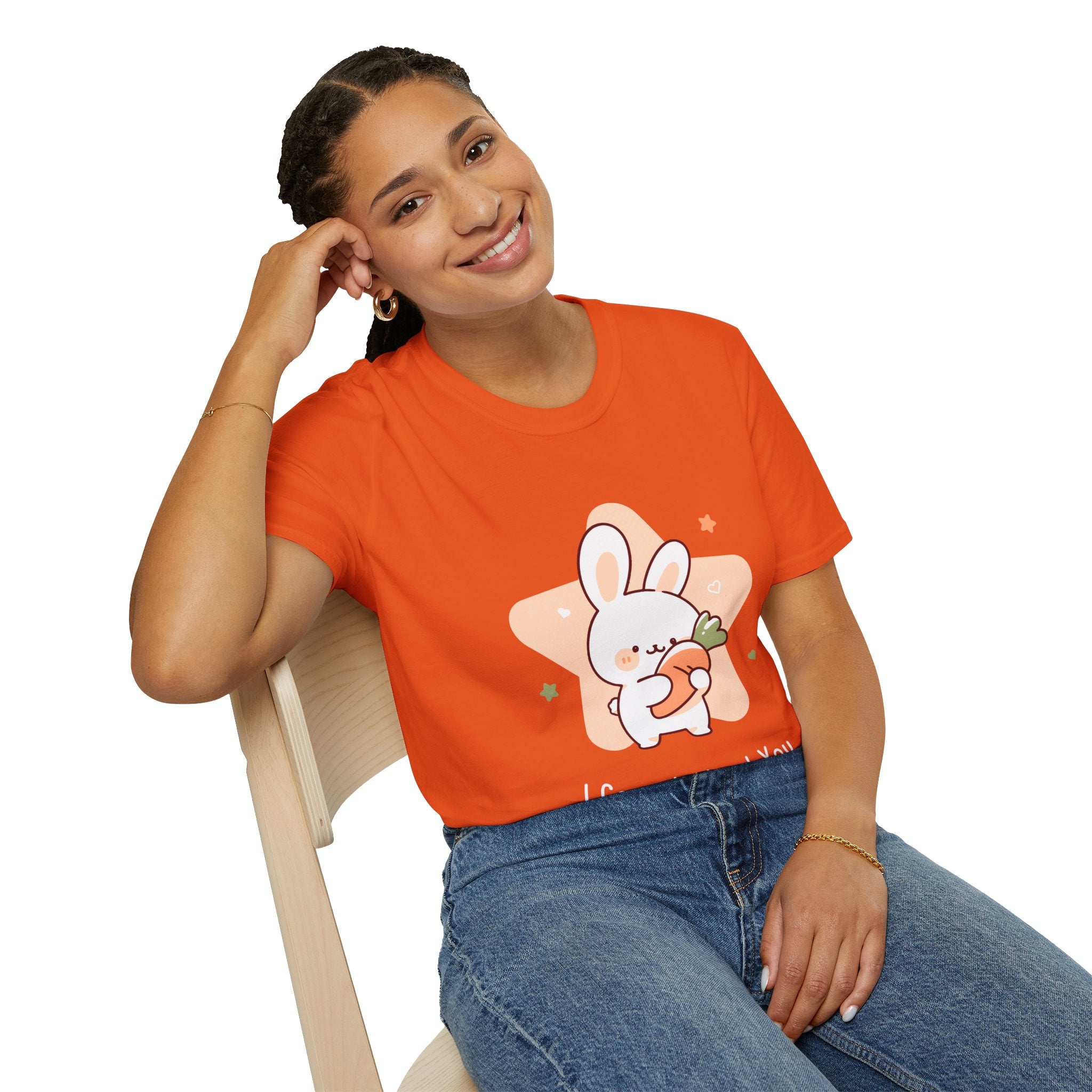 Cute Rabbit Graphic Tee, I Carrot About You Shirt