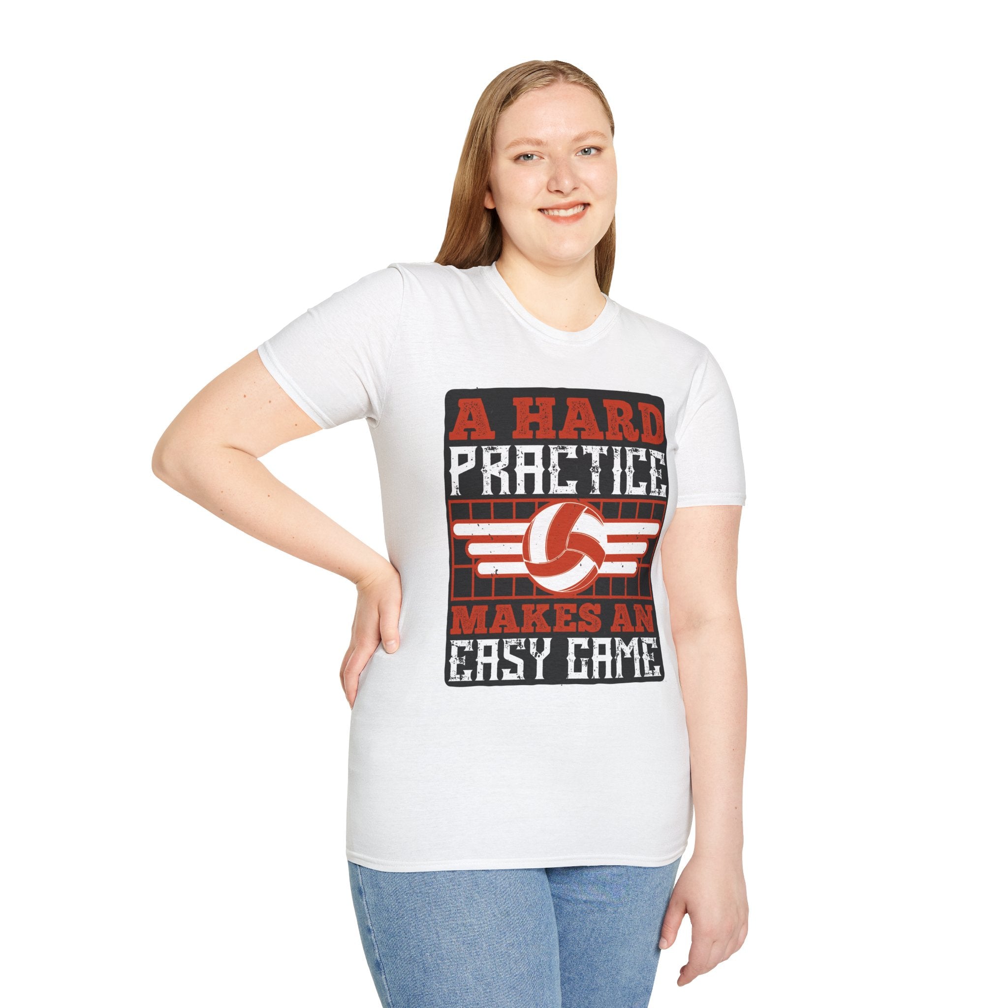 Volleyball Practice Humor Tee | Unisex Softstyle T-Shirt, Sports Shirt