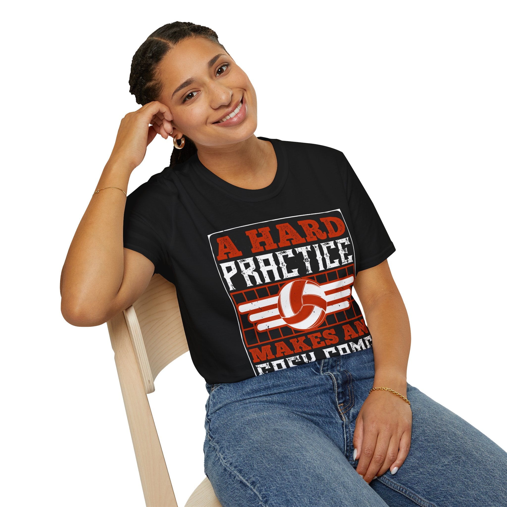 Volleyball Practice Humor Tee | Unisex Softstyle T-Shirt, Sports Shirt