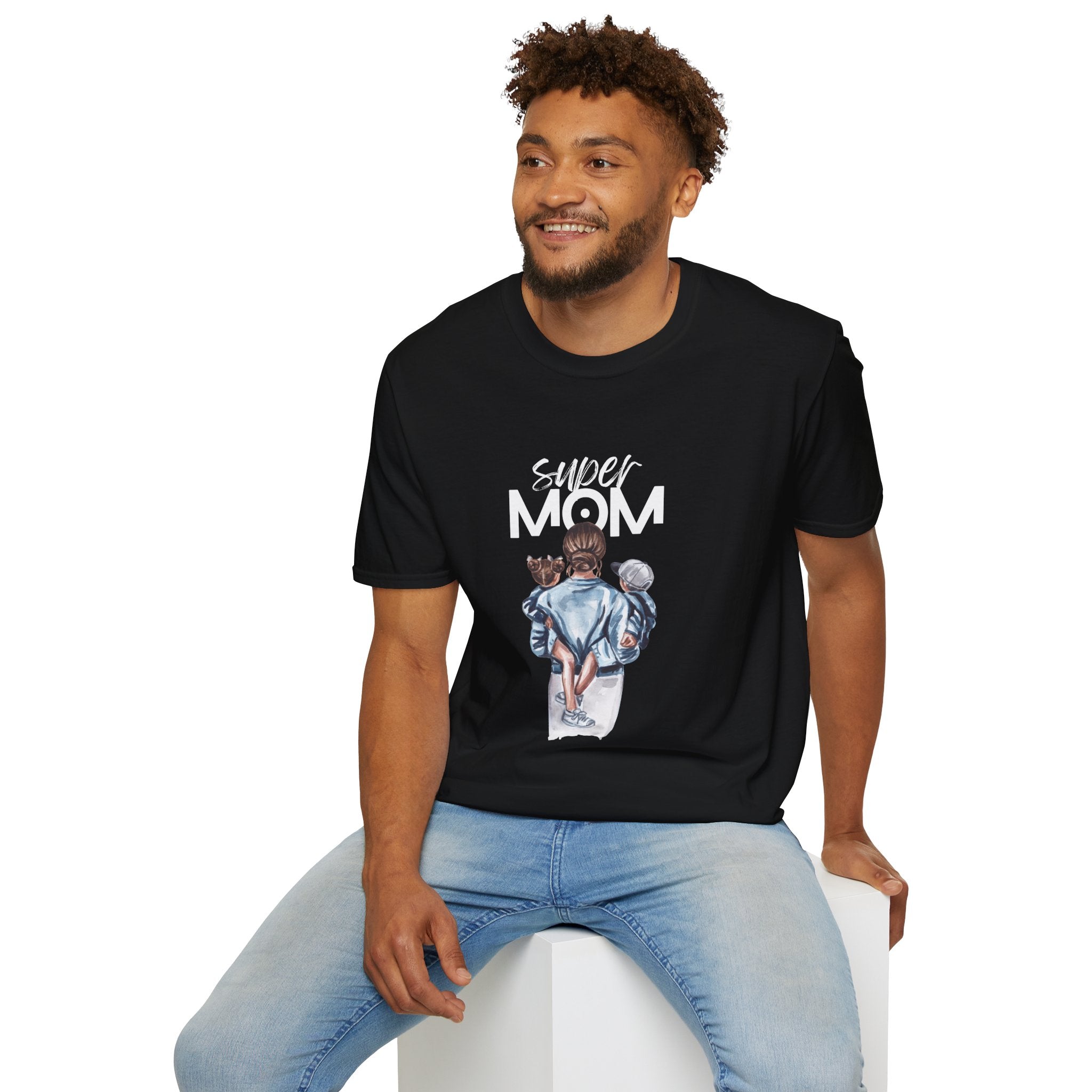 Super Mom Unisex Softstyle T-Shirt | Unisex T-Shirt